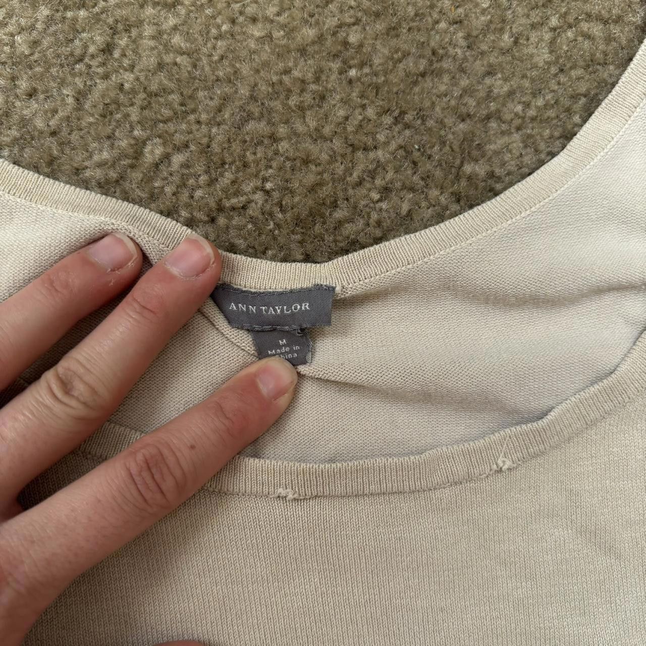 Ann Taylor Ann Taylor Cream Cami Size M / US 6-8 / IT 42-44 - 3 Thumbnail