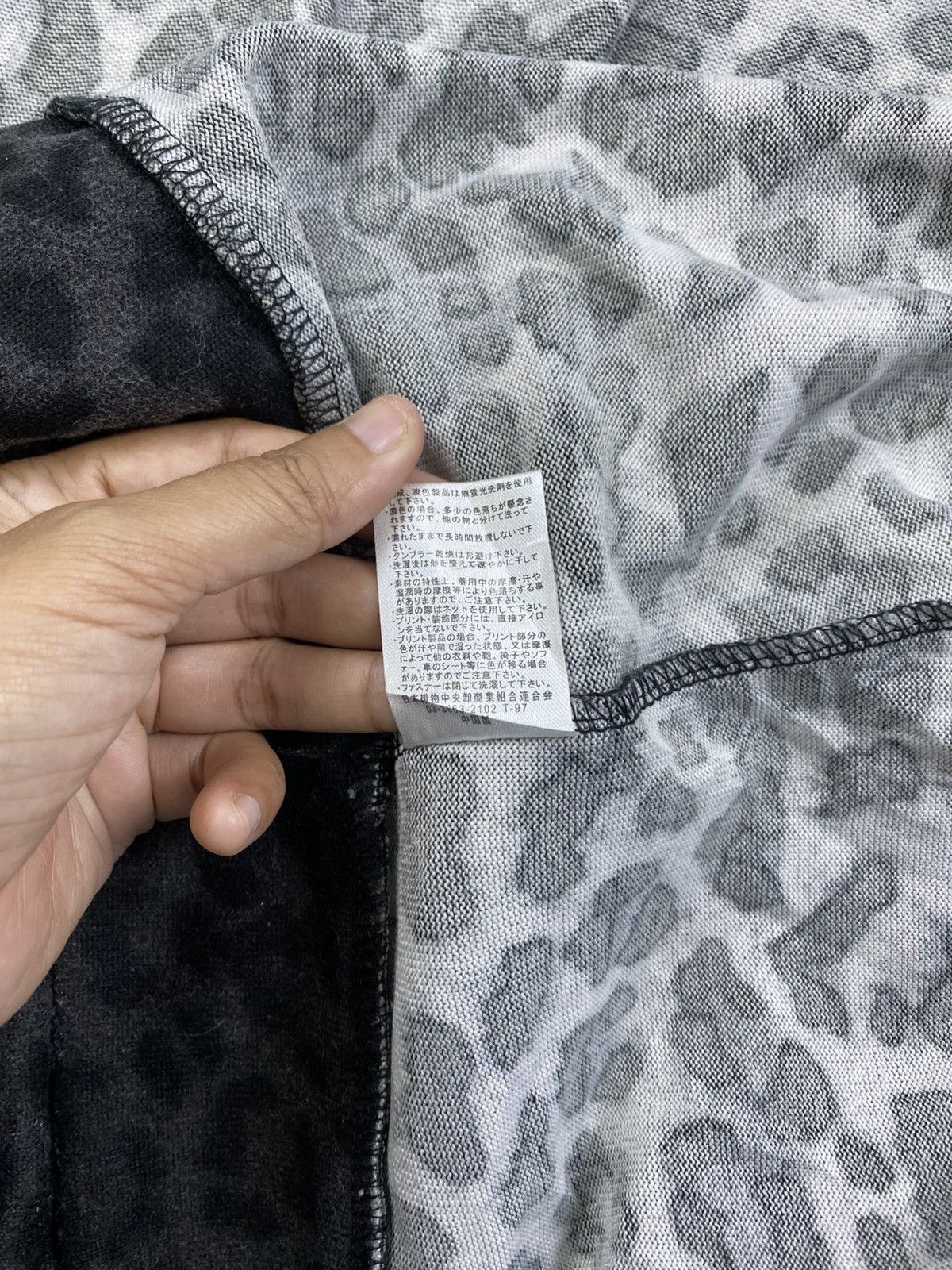 Black Label × Le Grande Bleu (L.G.B.) × Vintage Vtg Dig Deep Black Label Leopard Punk Style Faux Fur Hoodie Size US XL / EU 56 / 4 - 9 Thumbnail