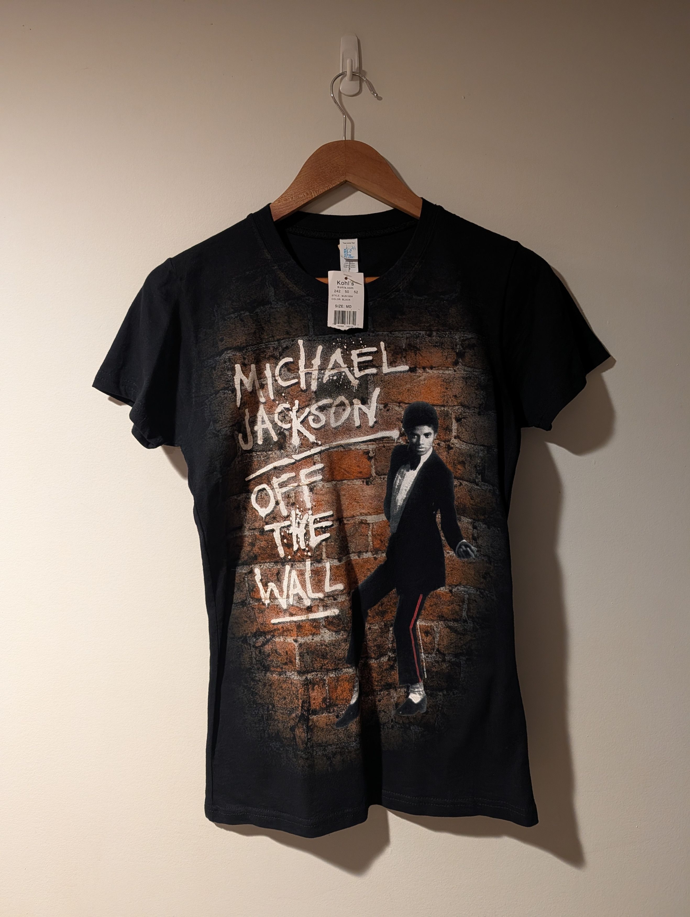 Band Tees Vintage 2009 Michael Jackson Off the Wall Woman's T-Shirt Size M / US 6-8 / IT 42-44 - 1 Thumbnail