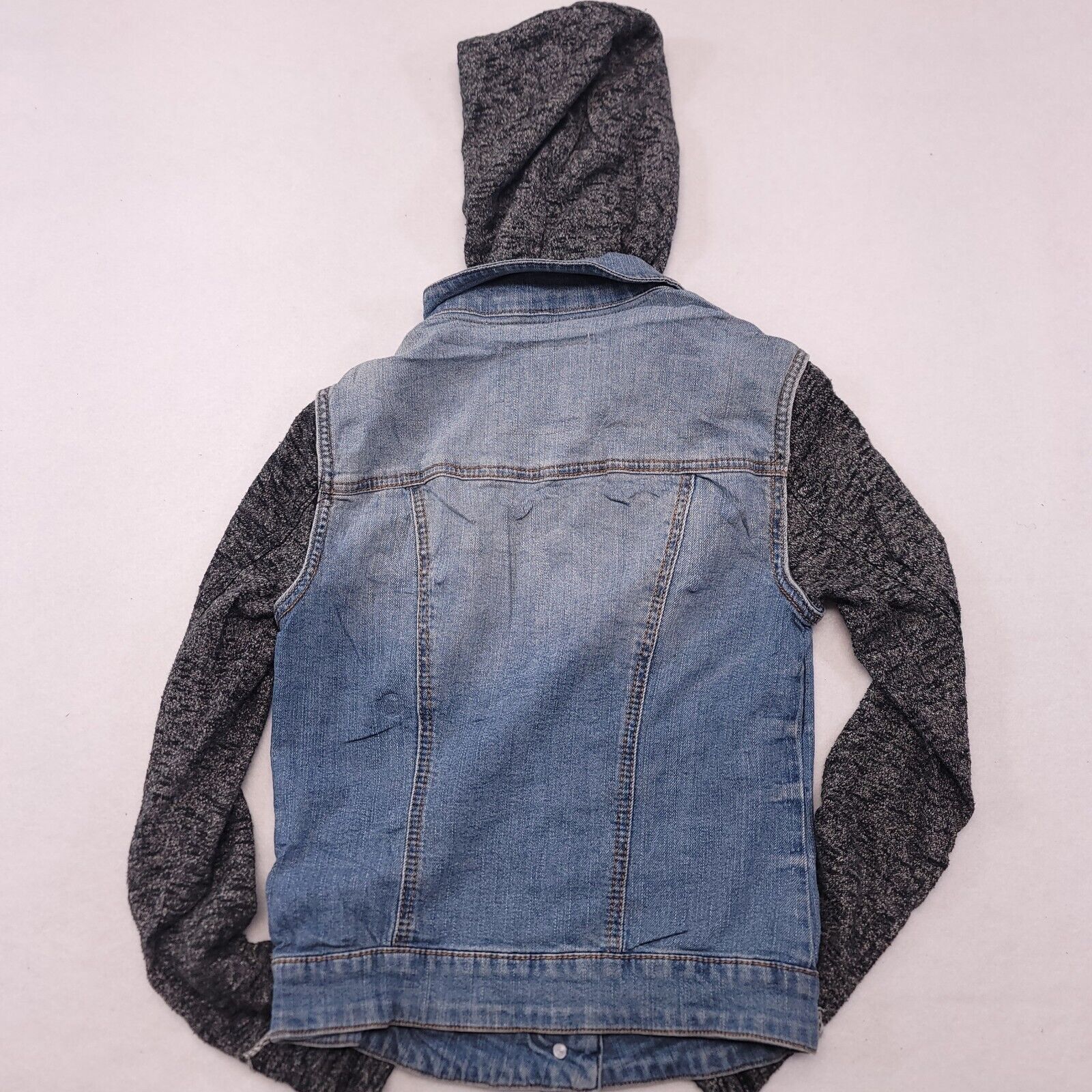 Mossimo Mossimo Supply Co Button Up Denim Hoodie Womens Size XS Gray Size XS / US 0-2 / IT 36-38 - 8 Thumbnail
