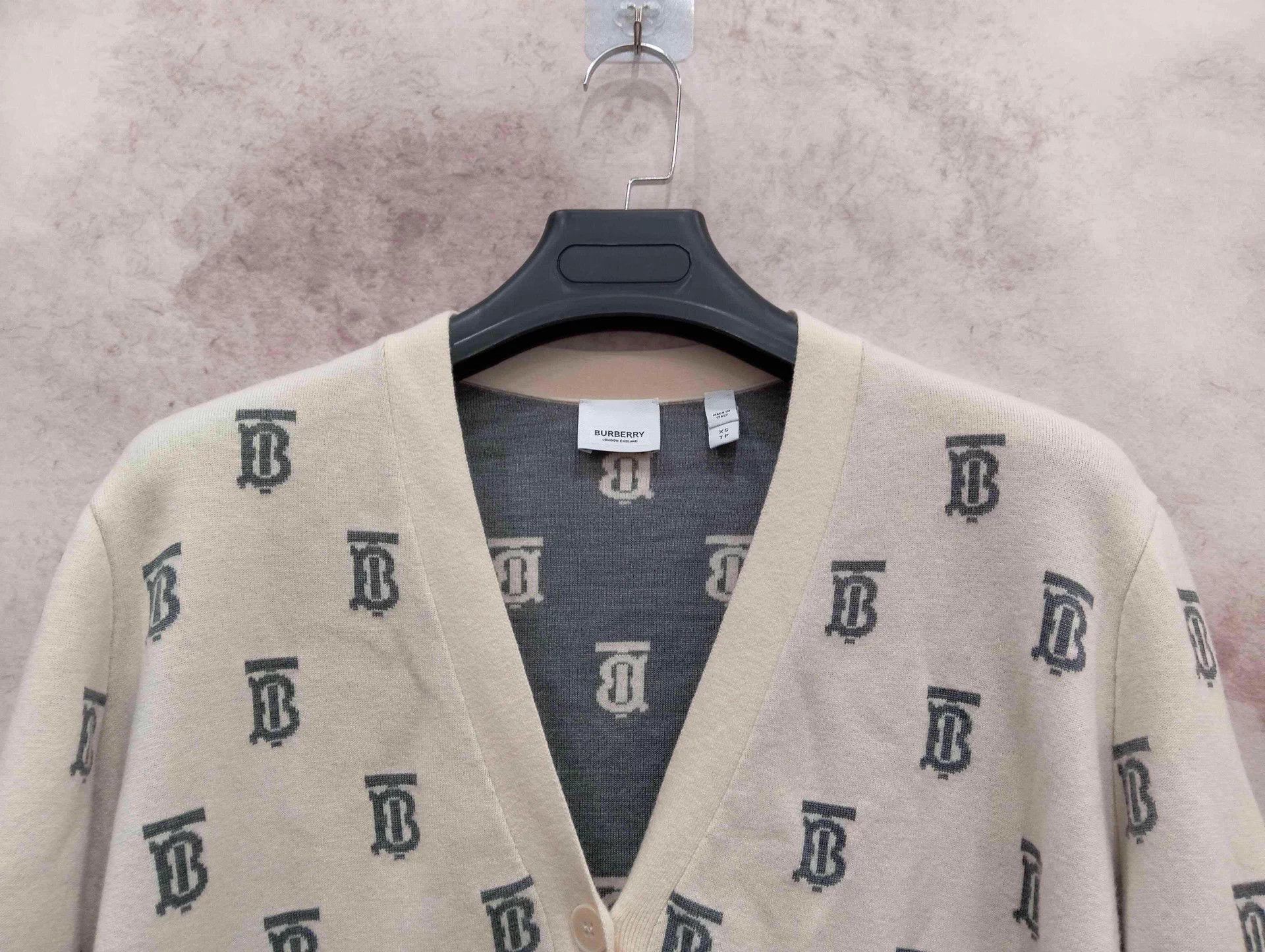 Burberry Burberry all over print wool knit cardigan XS 95 new Size US XS / EU 42 / 0 - 8 Thumbnail