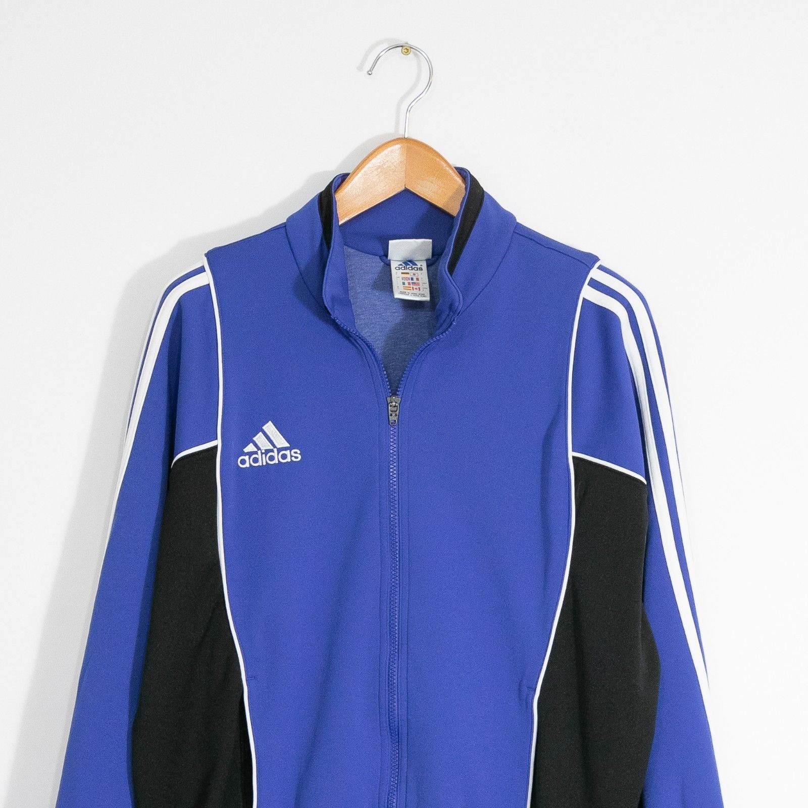 Adidas Vintage 90s Adidas Warm Up Jacket Mens Large Full Zip Soccer Size US L / EU 52-54 / 3 - 2 Thumbnail