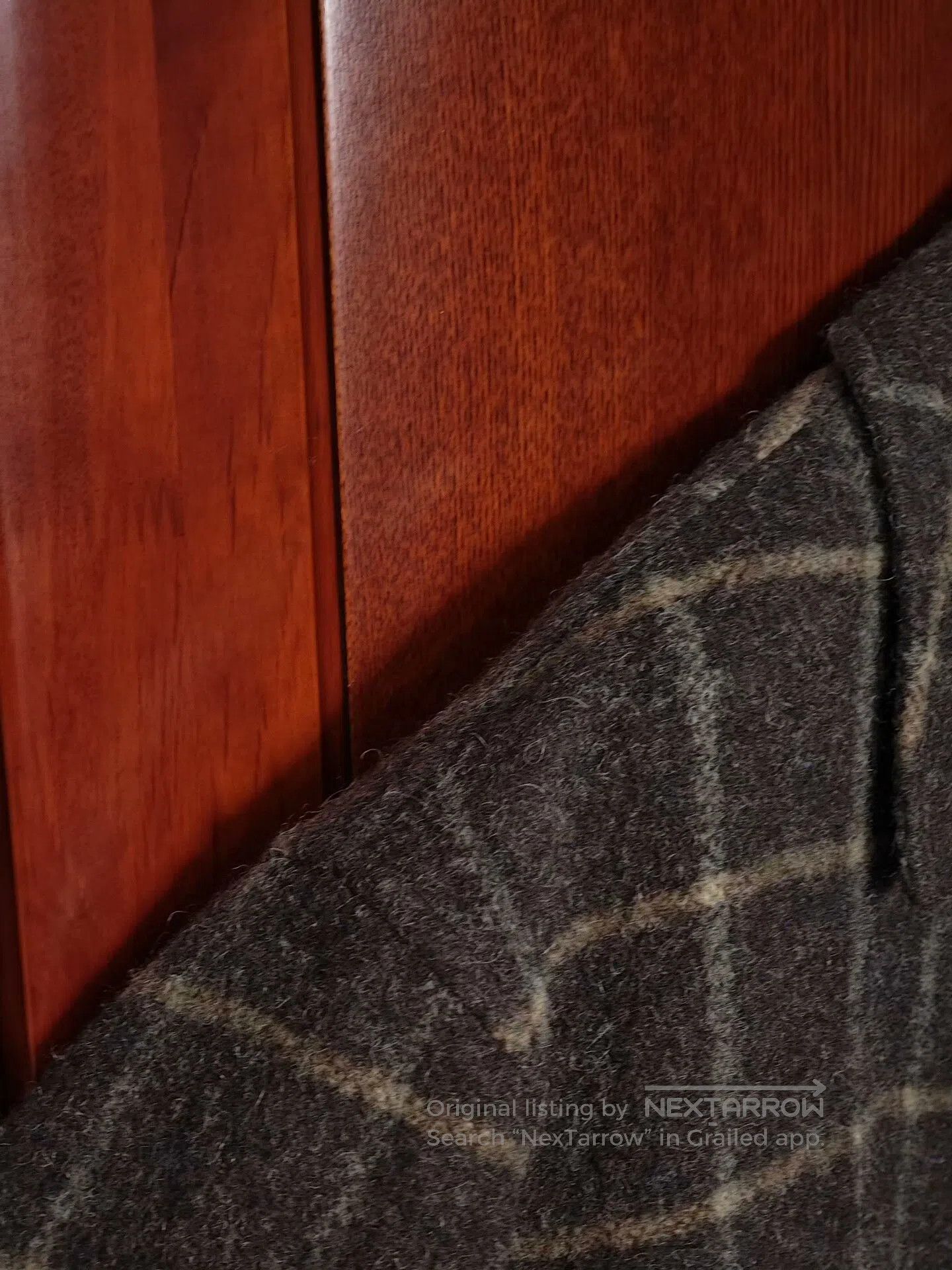 Gazzarrini Italian Wool Short Coat with Plaid Pattern. Size M / US 6-8 / IT 42-44 - 5 Thumbnail