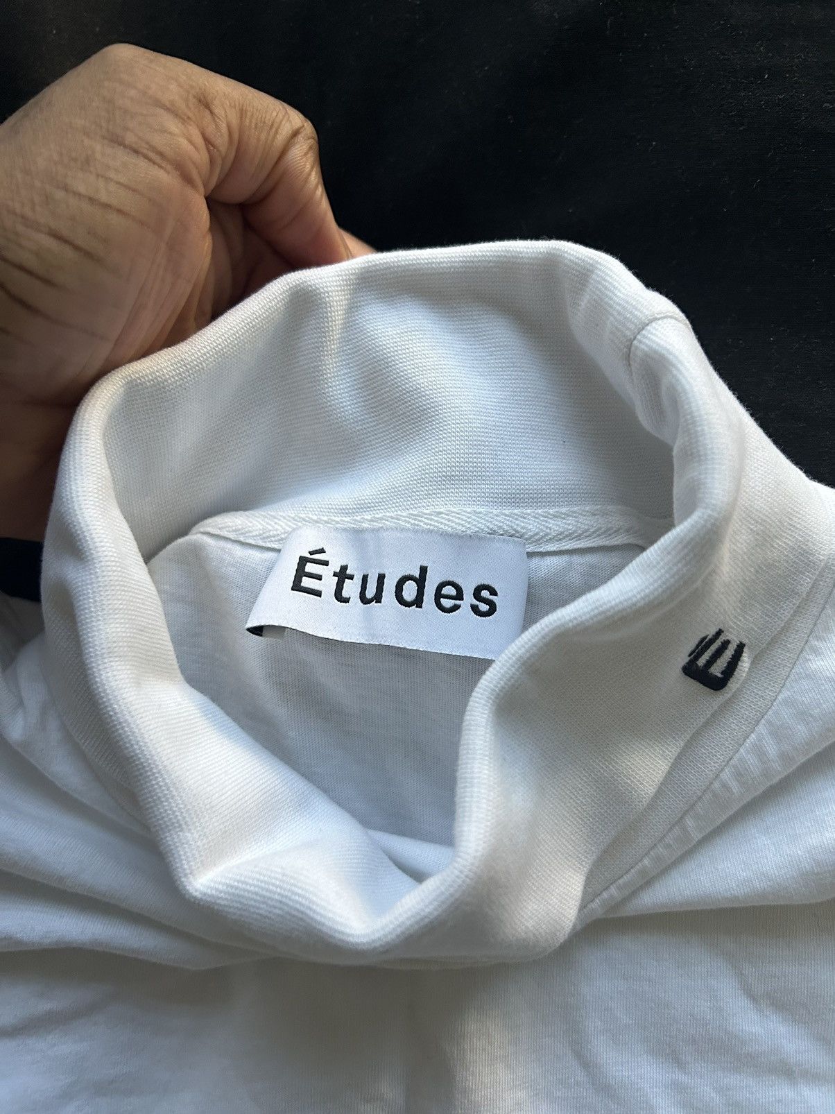 Etudes Ètudes White Award Accent Turtleneck Size US M / EU 48-50 / 2 - 2 Thumbnail