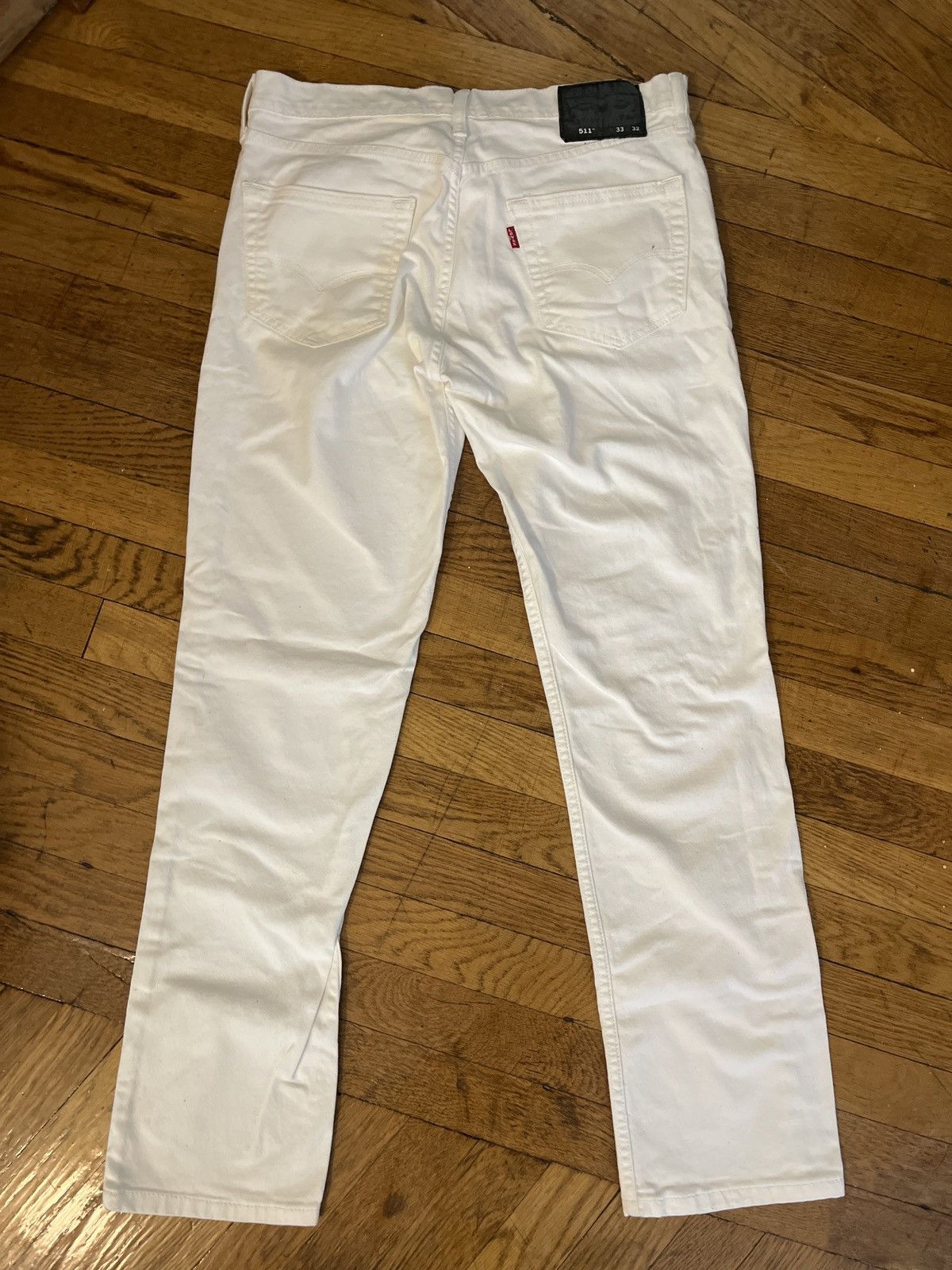 Levi's Vintage Clothing Y2K Vintage Levi’s 511 White Skinny Jeans Size US 33 - 5 Thumbnail