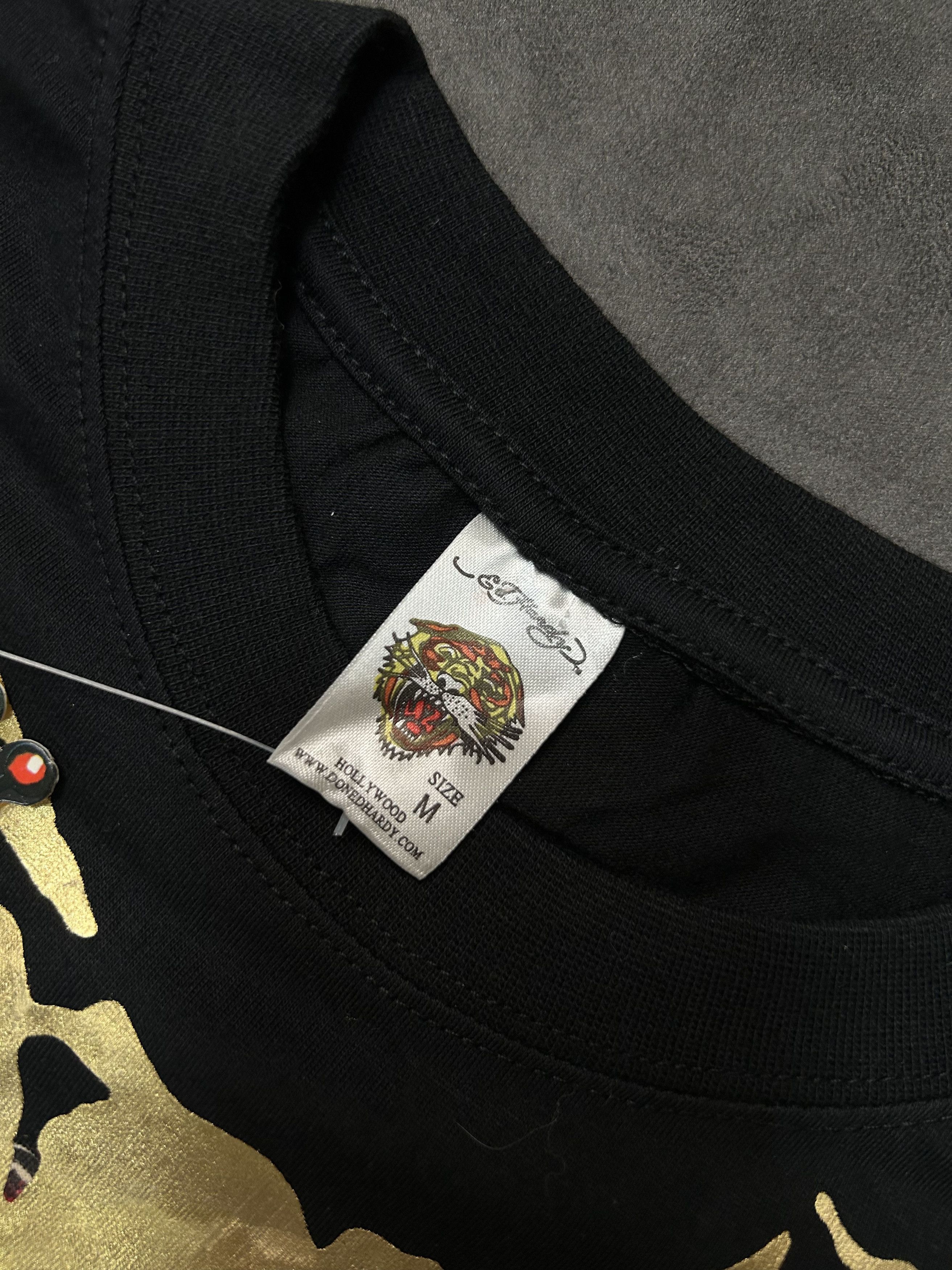 Ed Hardy Vintage Ed Hardy Skull Skeleton Print Red T-Shirt Black M Size US M / EU 48-50 / 2 - 2 Thumbnail