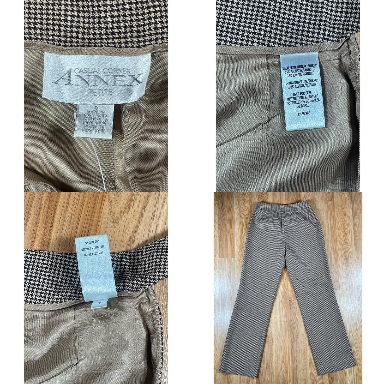 Vintage VINTAGE Casual Corner Annex Dress Pants Shirt? Size 25" / US 0 / IT 36 - 8 Thumbnail