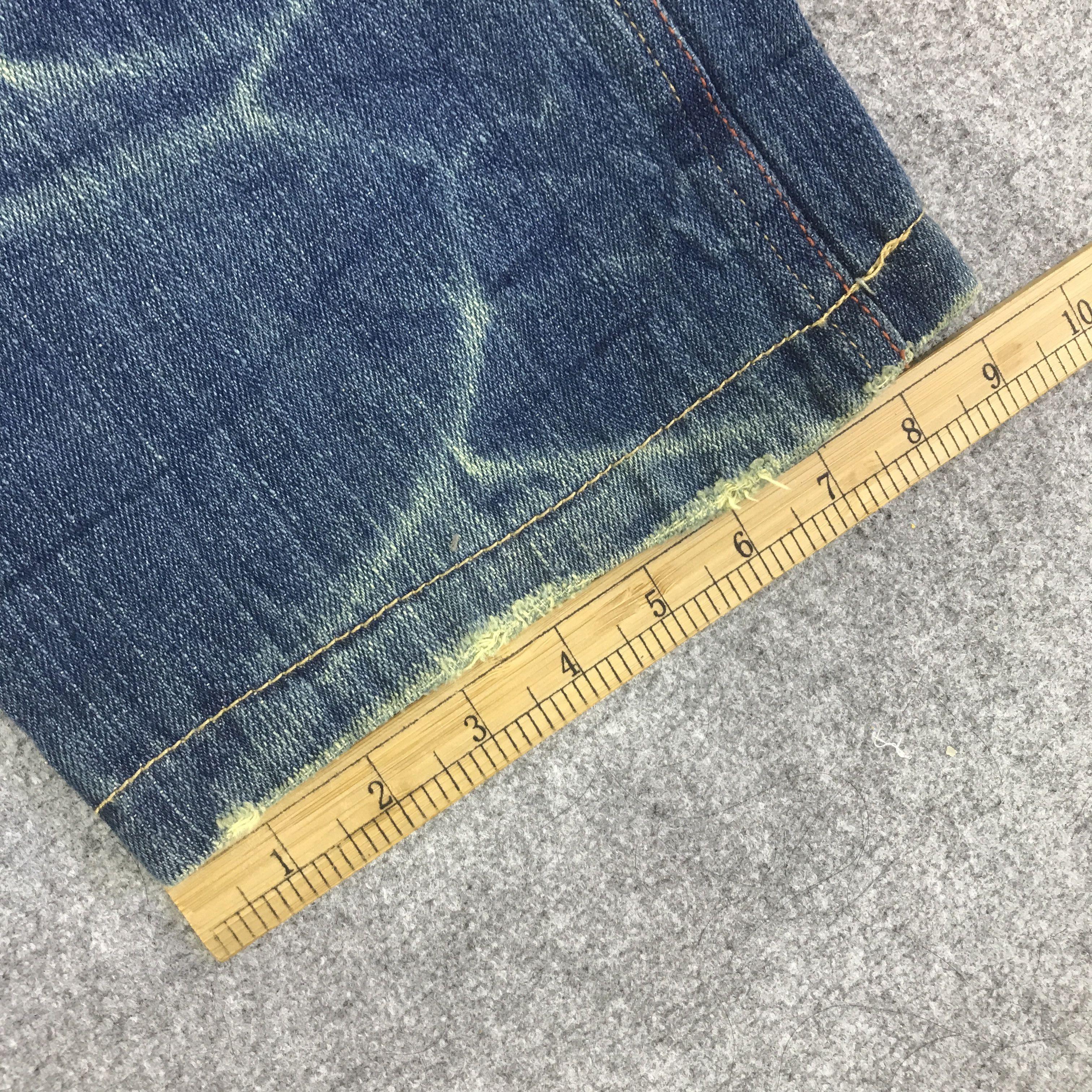 Japanese Brand GUMU BAGGY DENIM PANTS K133B10 Size US 33 - 11 Thumbnail