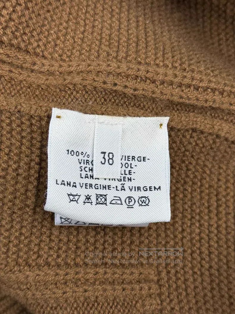 Hermes Hermes Brown Textured Knit Sweater Size XS / US 0-2 / IT 36-38 - 5 Thumbnail