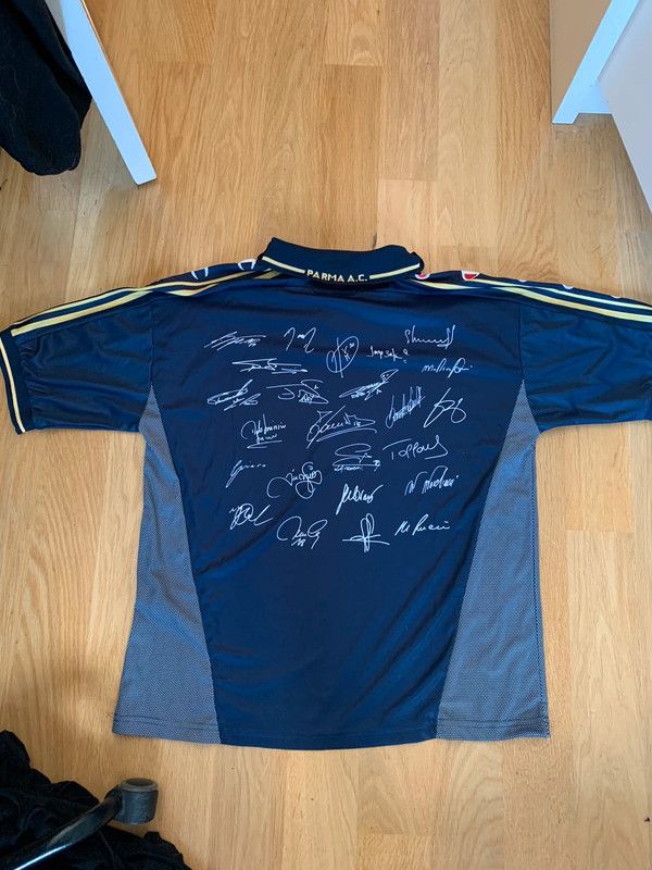 Champion 2001 Champion Parma Ac Shirt Tim Cup Away Vintage Football Size US XL / EU 56 / 4 - 4 Thumbnail