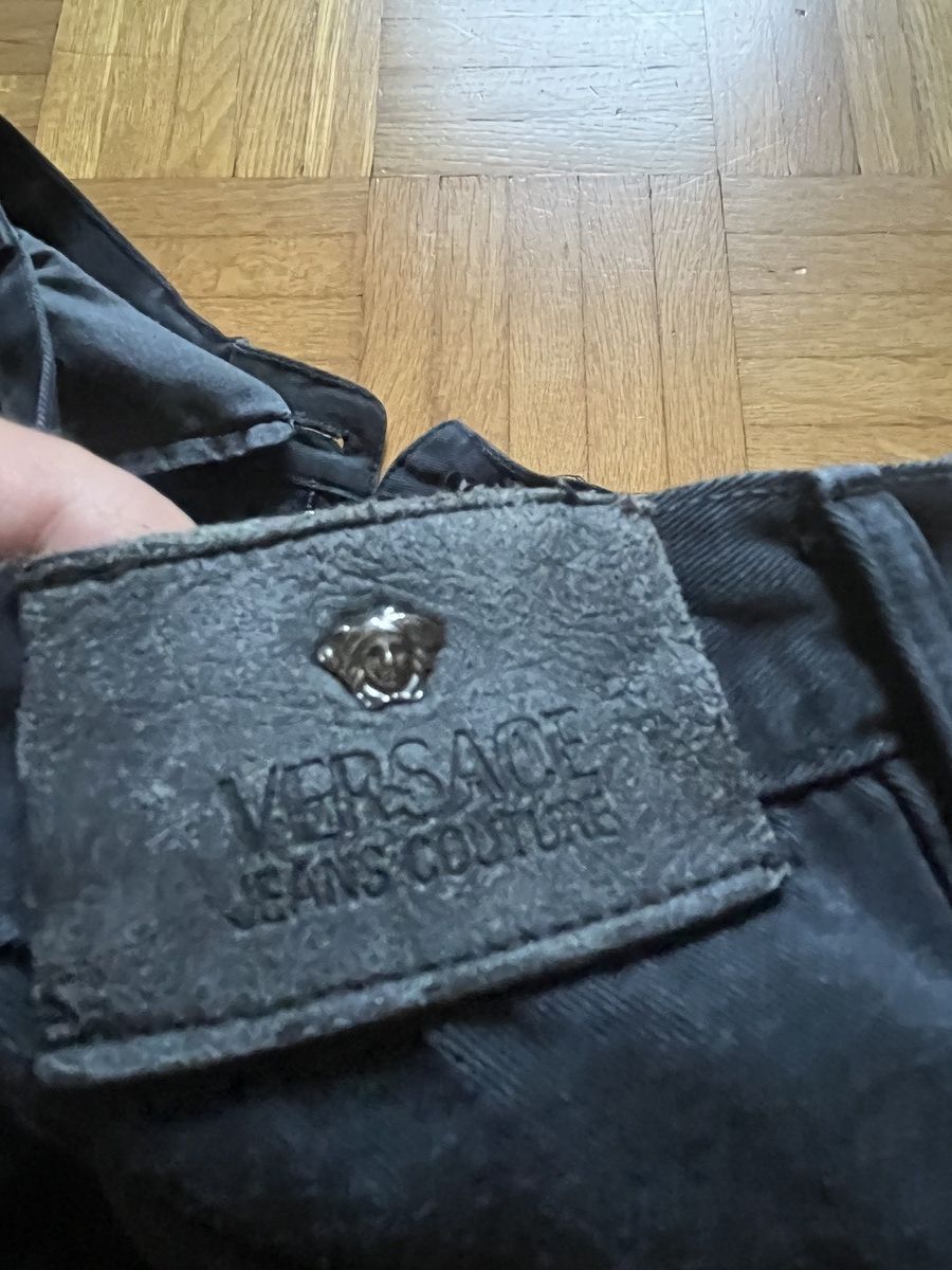 Versace Jeans Couture Vintage Versace black denim pants Size US 32 / EU 48 - 3 Thumbnail