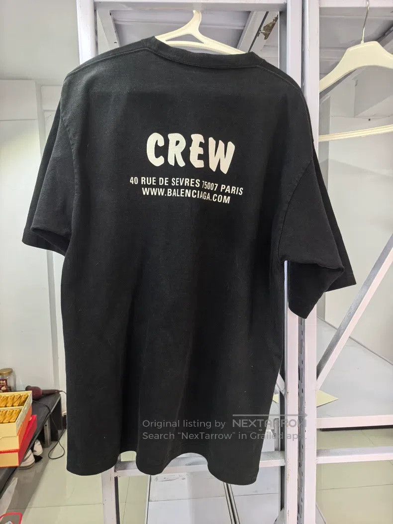 Other Balenciaga Crew Letter Print Round Neck Short Sleeve T-Shi Size US XS / EU 42 / 0 - 2 Thumbnail