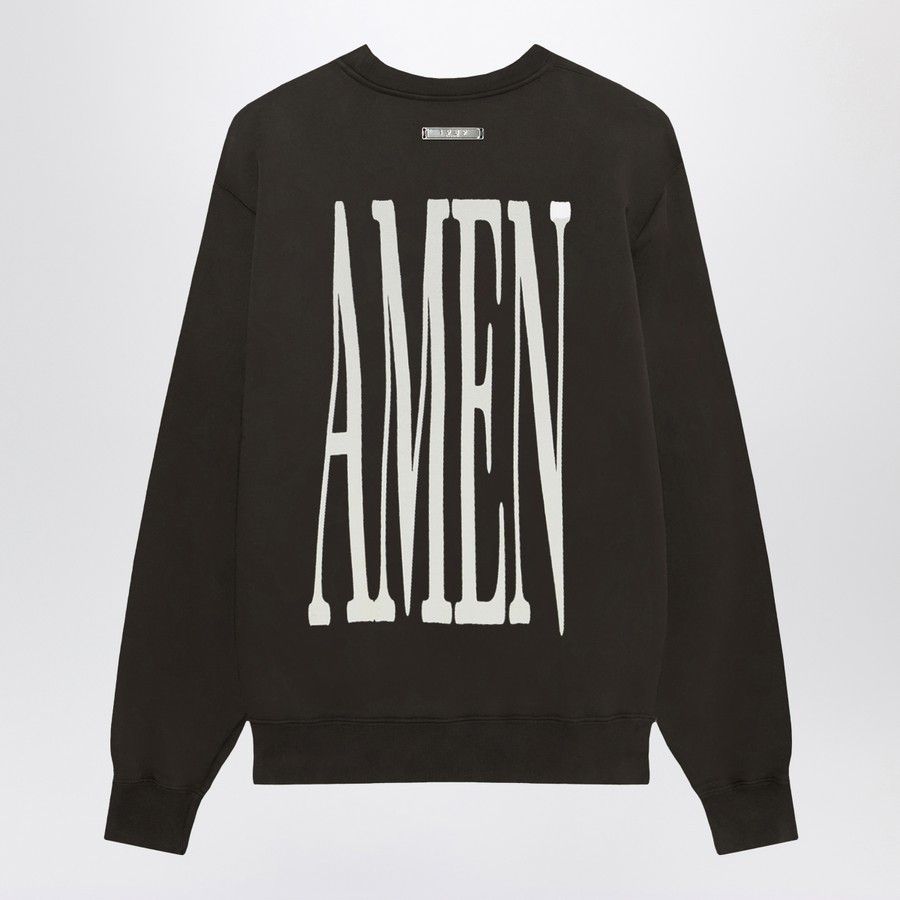 1989 STUDIO o1d2blof1124 Crew-neck Sweatshirt in Dark Brown Size US M / EU 48-50 / 2 - 2 Thumbnail