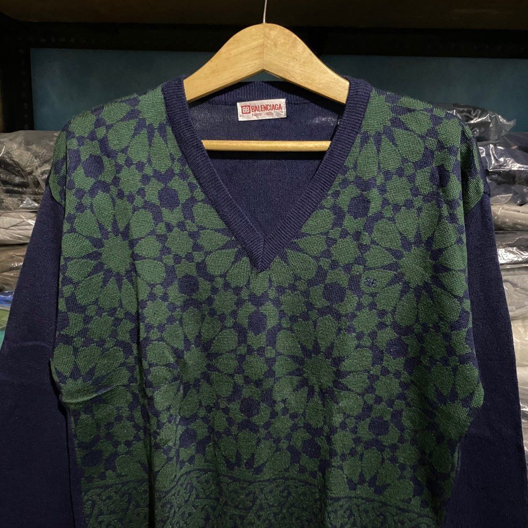 Balenciaga Vintage Balenciaga Knit Sweater Size US M / EU 48-50 / 2 - 5 Thumbnail