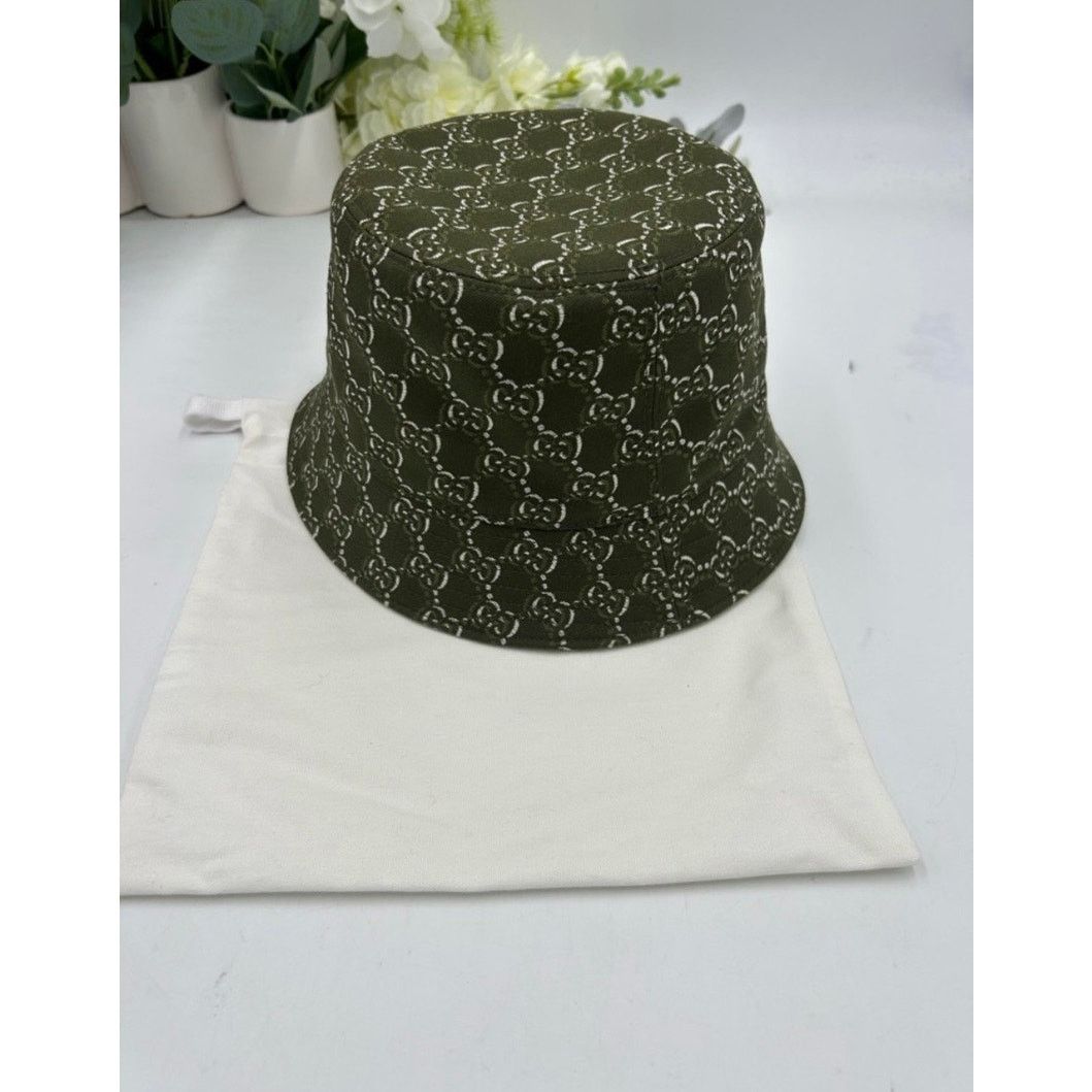 Gucci Men's Gucci, GG shadow jacquard cotton, bucket, hat, size s Size ONE SIZE - 2 Thumbnail