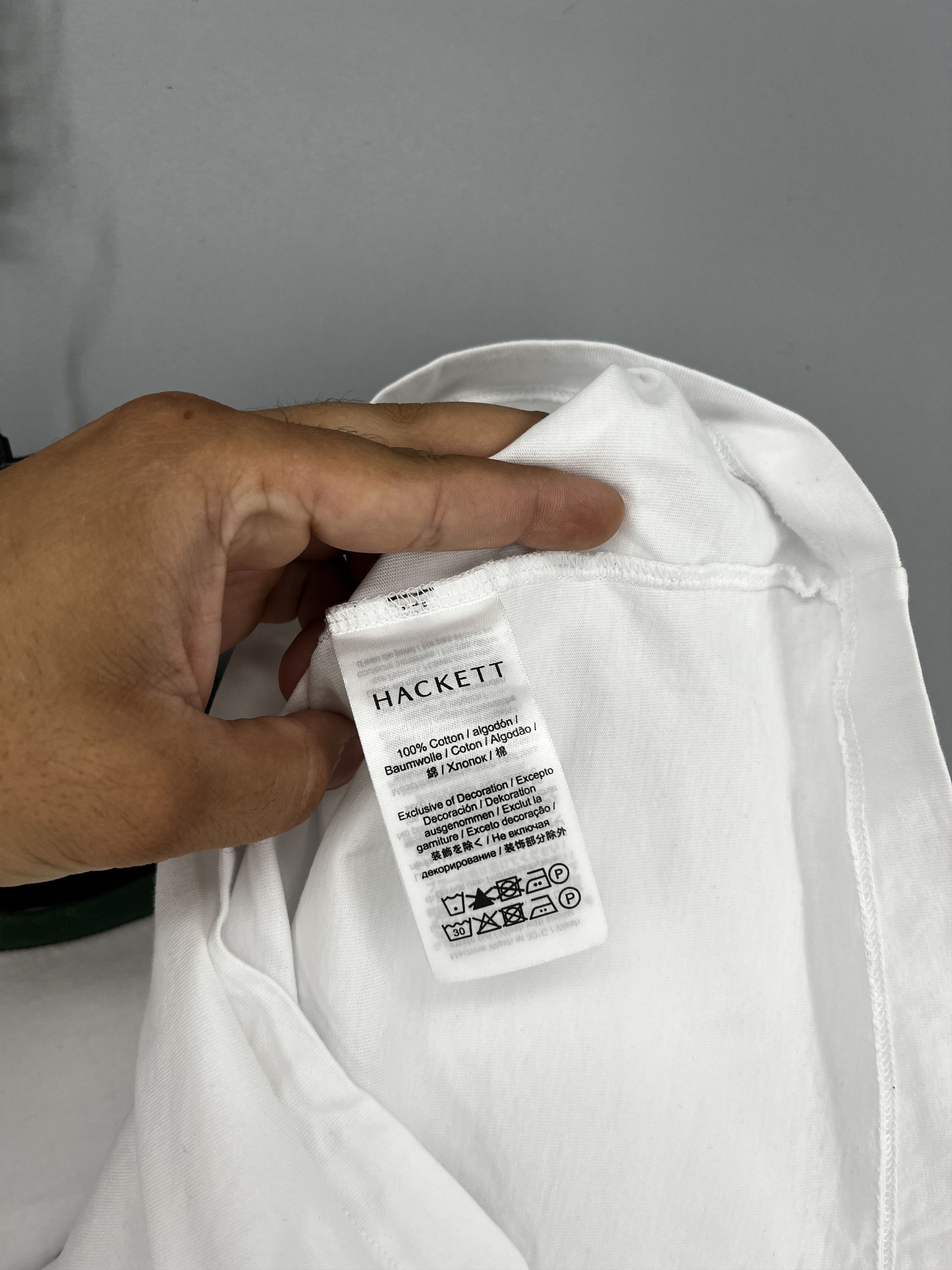 Hackett Hackett London HERITAGE CLASSIC T-SHIRT WHITE Size M Size US S / EU 44-46 / 1 - 8 Thumbnail