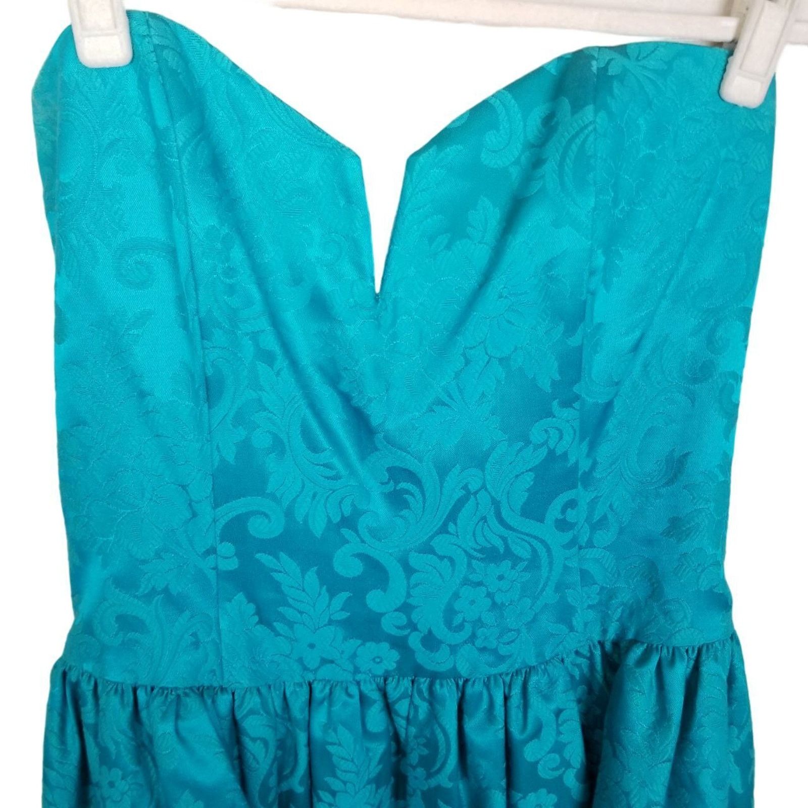 Jessica McClintock Vintage Jessica McClintock Gunne Sax Strapless Dress 11/12 Size XL / US 12-14 / IT 48-50 - 2 Thumbnail