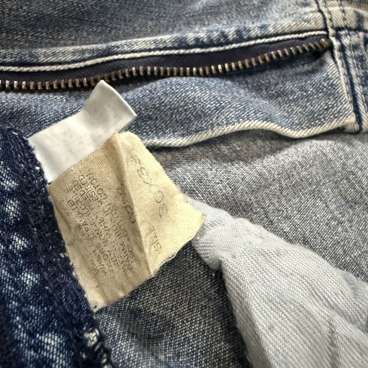Lee Workwear Vintage 90s Lee Sanforized Carpenter Marbling Denim Size US 30 / EU 46 - 16 Thumbnail