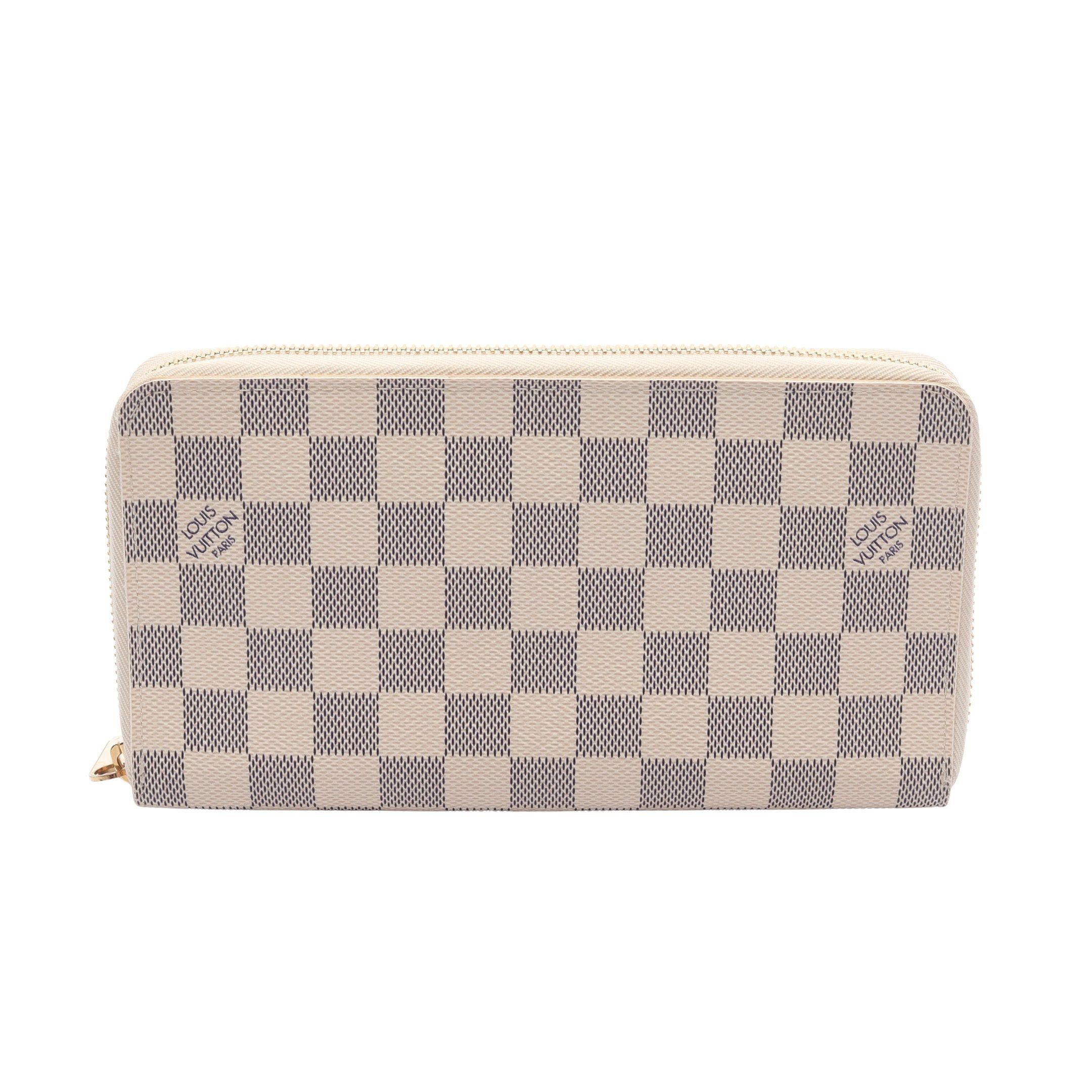 Louis Vuitton Louis Vuitton Zippy Organiser Damier Azur Round Zipper Long Wallet Leather White Size ONE SIZE - 1 Thumbnail