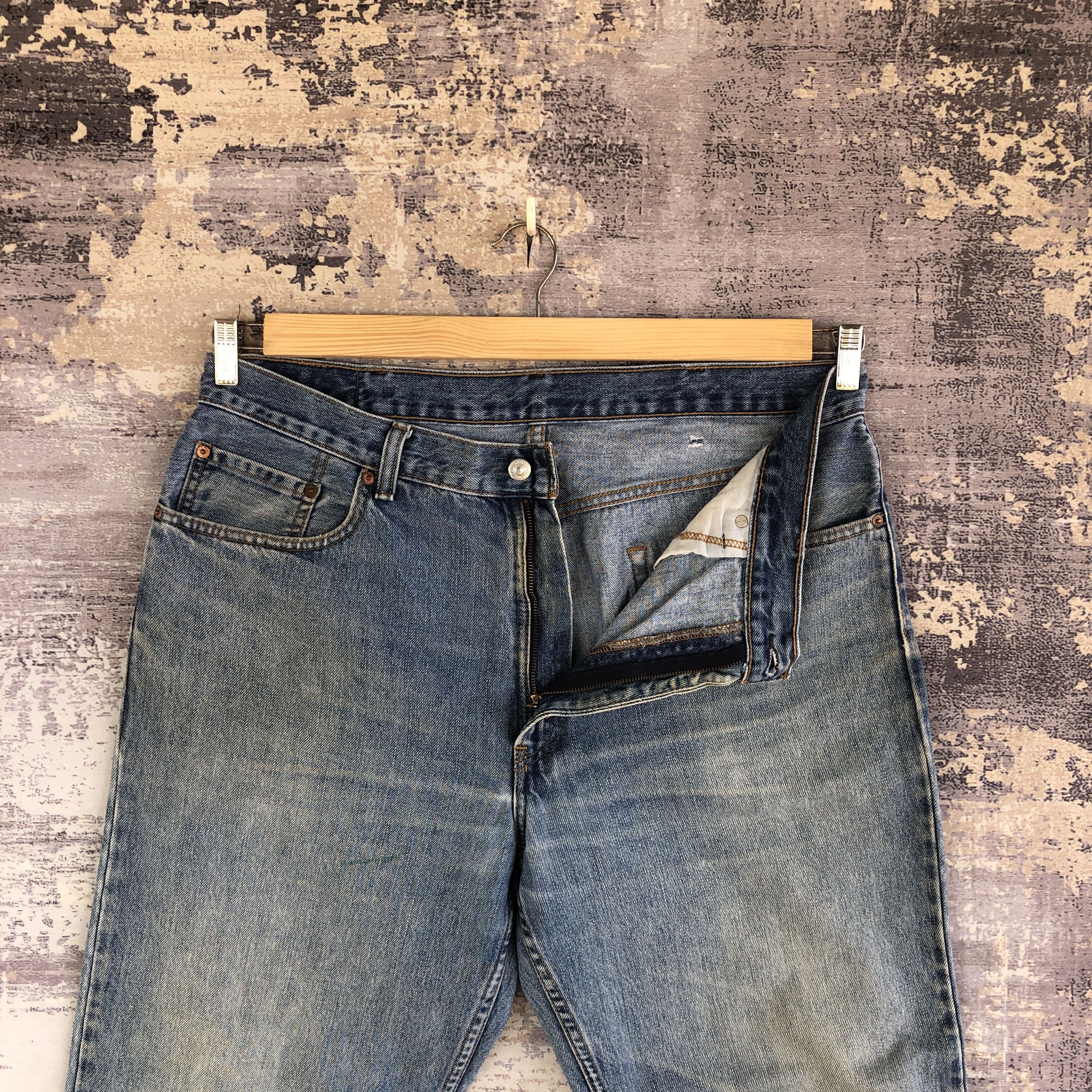 Levi's Vintage Levis 550 Faded Light Wash Jeans Levi's Baggy Denim Size US 38 / EU 54 - 5 Thumbnail