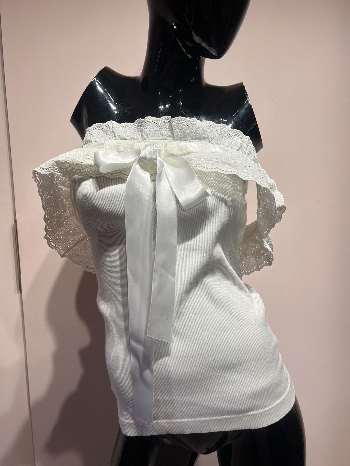 Dolce & Gabbana Dolce & Gabbana – Vintage Strapless Top Size M / US 6-8 / IT 42-44 - 5 Thumbnail