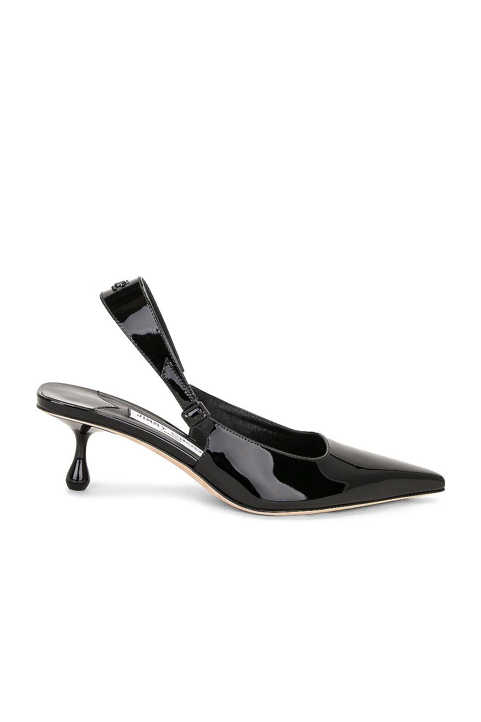 Jimmy Choo o1s22i1n1024 Amel 50 Slingback Pumps in Black Size US 10 / IT 40 - 1 Thumbnail