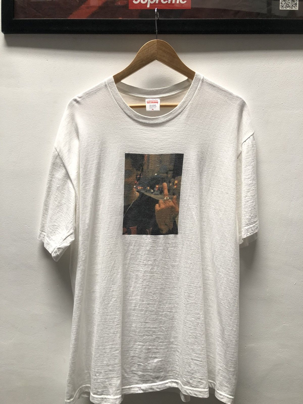 Supreme Supreme Blessed tee white XL SS2018 | Grailed