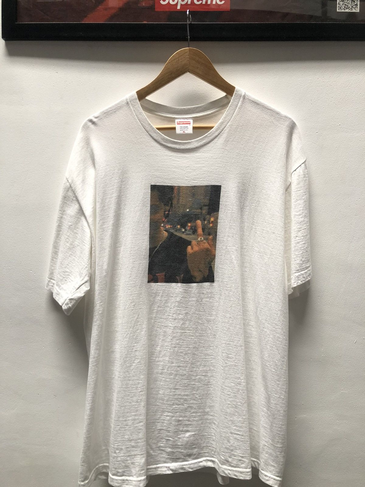 Supreme Supreme Blessed tee white XL SS2018 Grailed