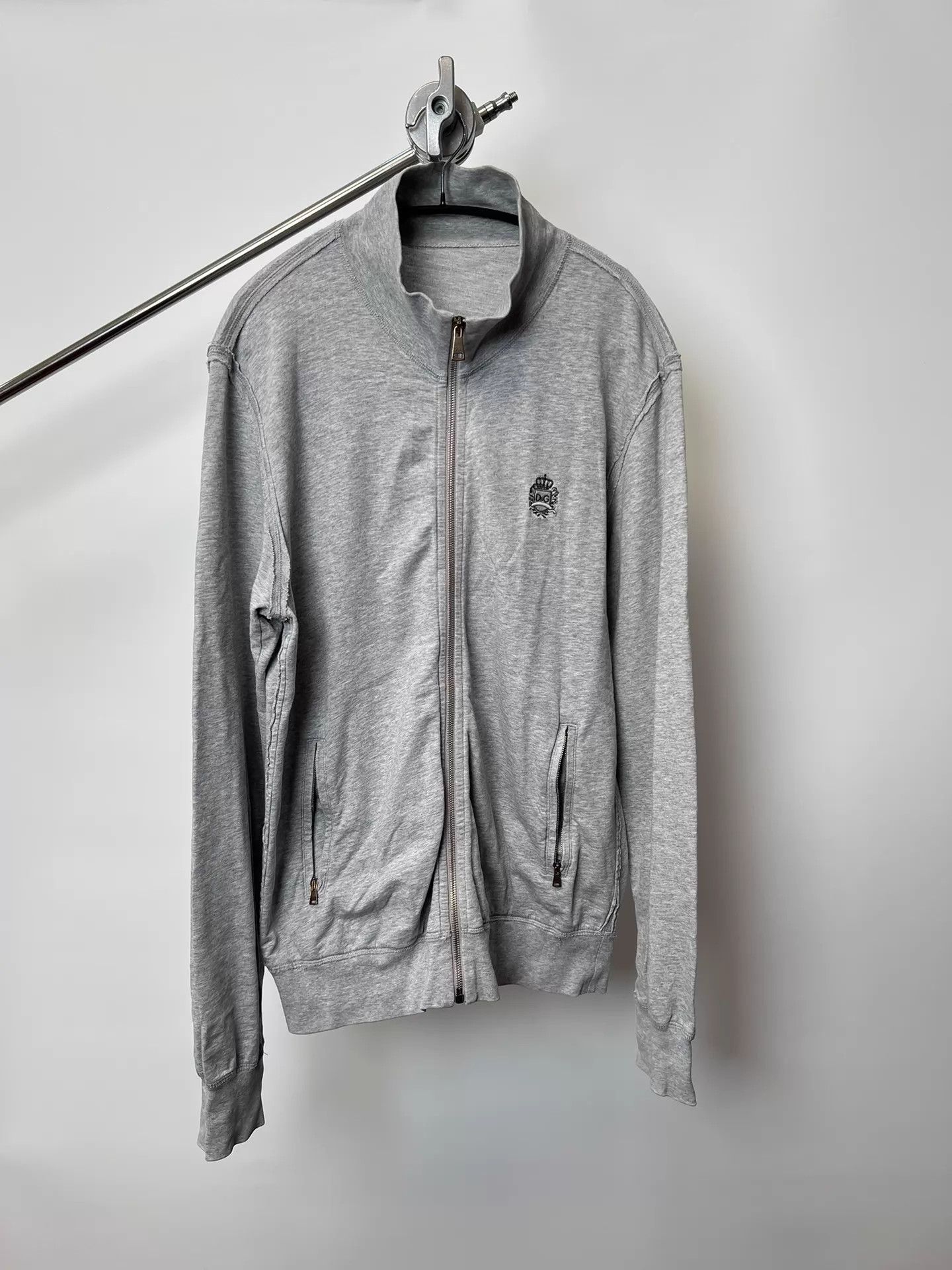 Dolce & Gabbana DG reverse stitch high neck emb zip sweatshirt Size US M / EU 48-50 / 2 - 1 Thumbnail