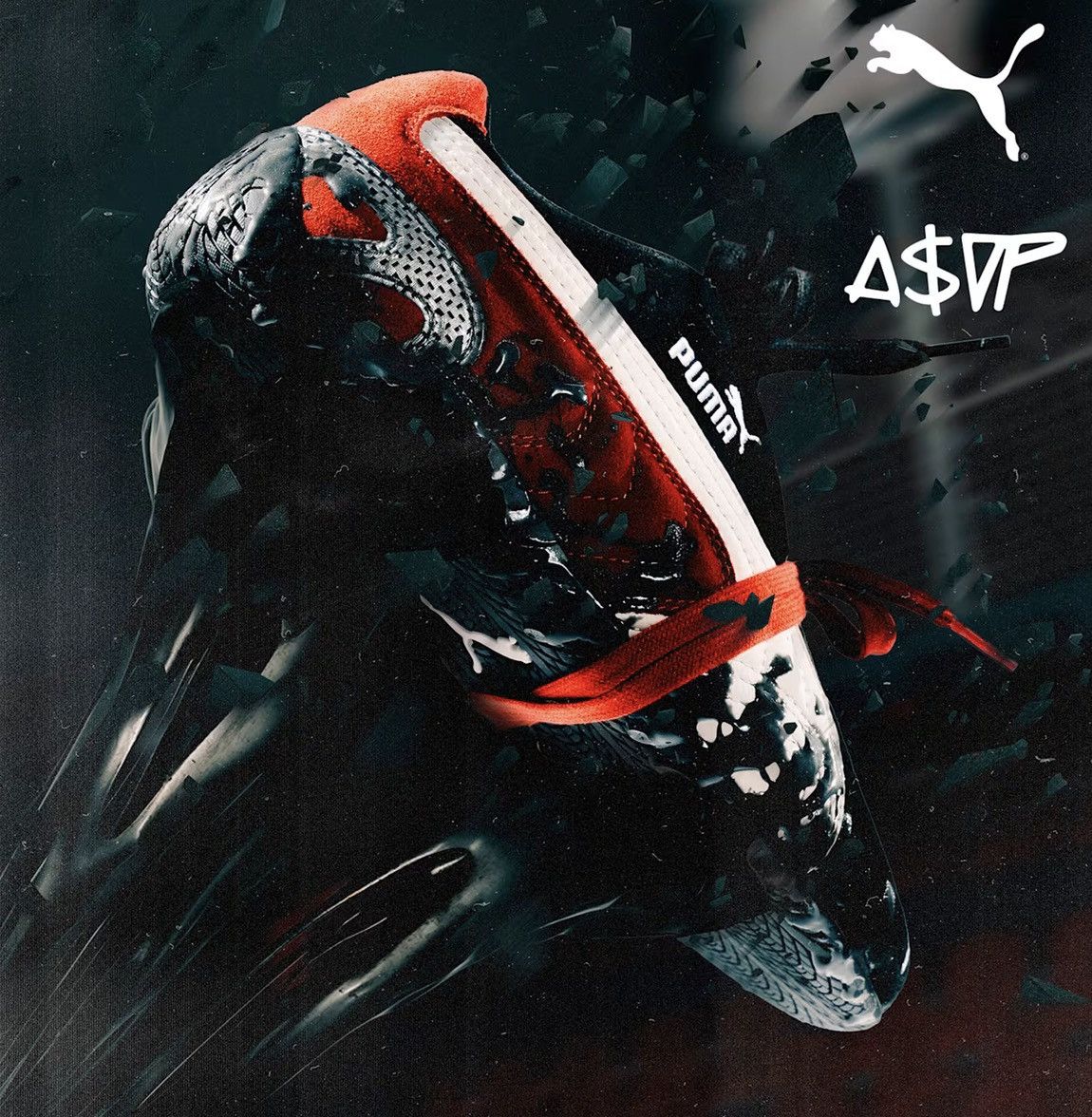 A$AP Rocky × Puma A$AP ROCKY x PUMA Speedcat Racing Sneakers Size US 5.5 / EU 38 - 2 Thumbnail