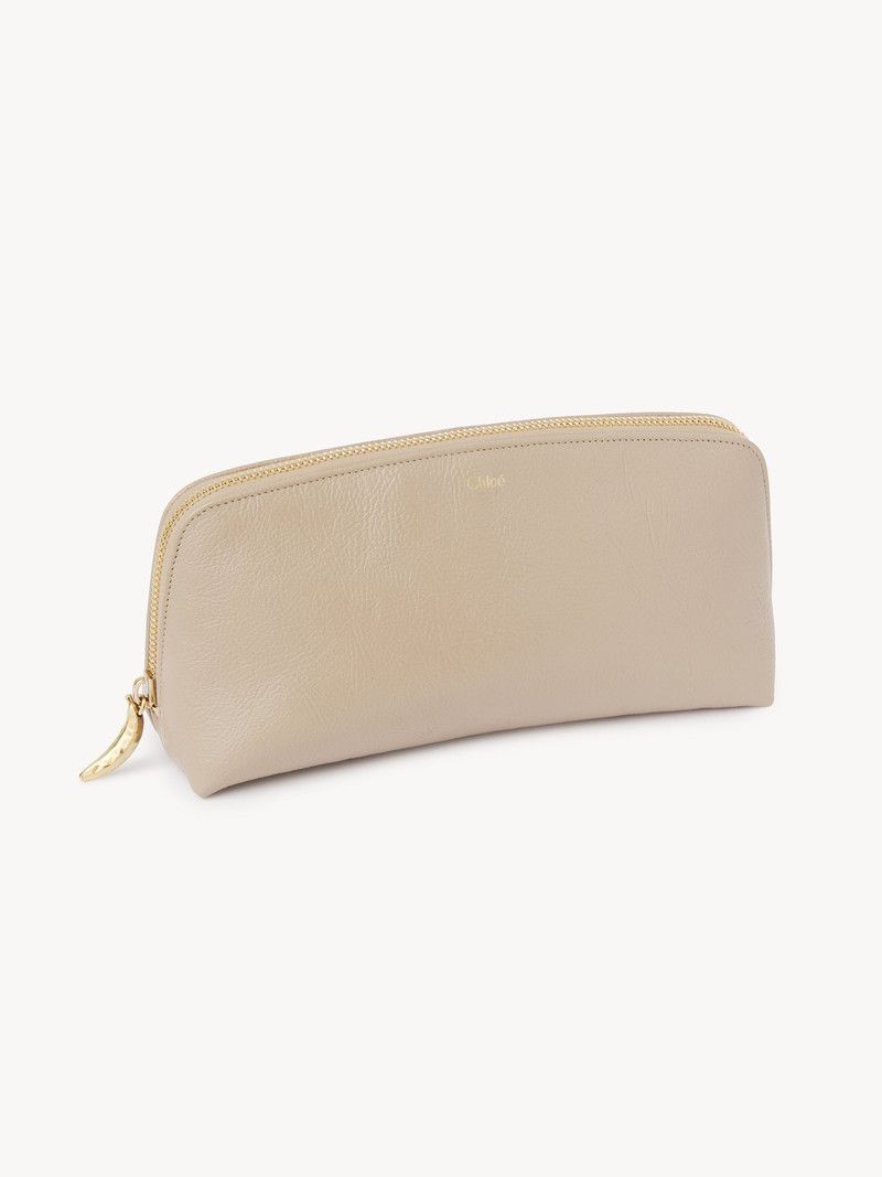 Chloe o1loc1c10226 Size: OS / Banana Cosmetic Pouch in Boysh Brown Size ONE SIZE - 2 Thumbnail