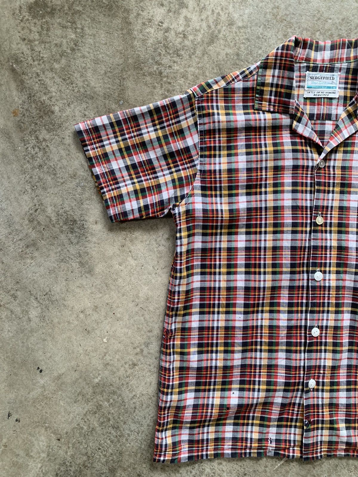 Vintage 60’s Sedgefield Boys Sportswear Rockabilly Shirt Size US XS / EU 42 / 0 - 2 Thumbnail