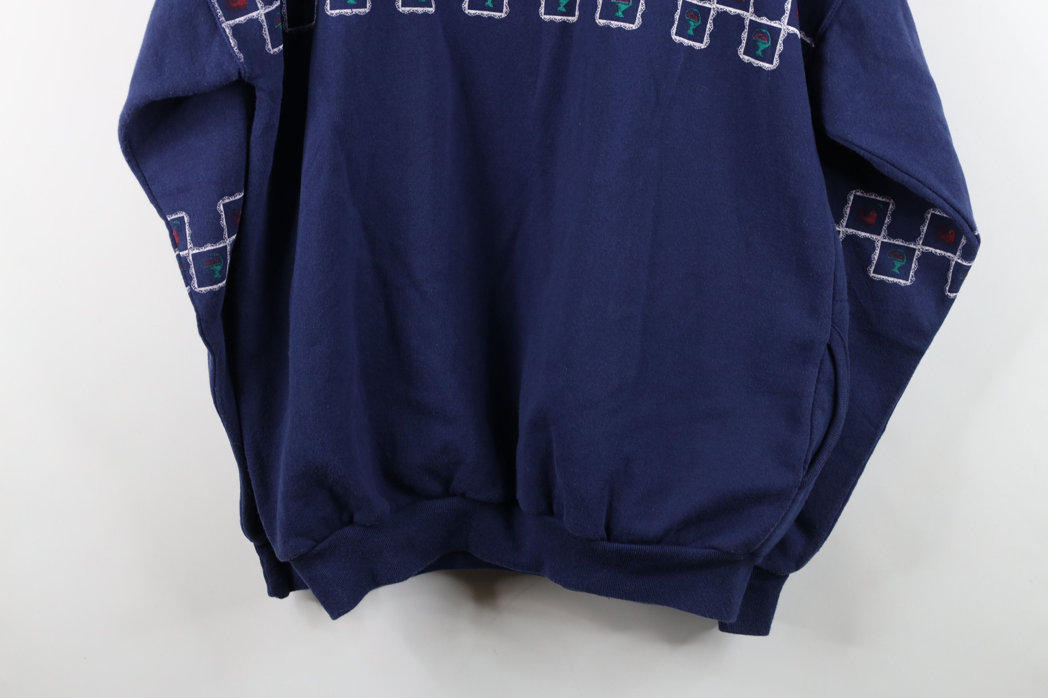 Vintage Vintage 90s Country Apple Vermont Layered Sweatshirt USA Size XL / US 12-14 / IT 48-50 - 15 Thumbnail