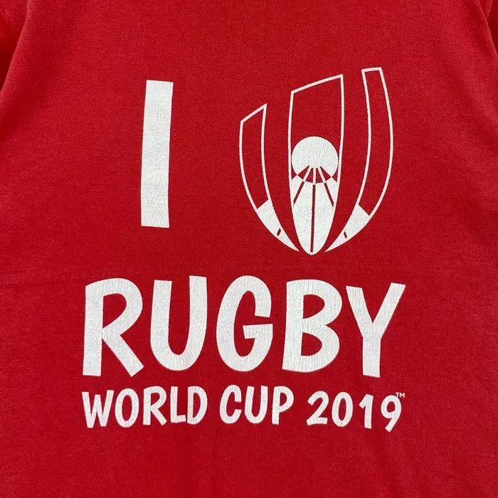 Vintage RUGBY WORLD CUP 2019 Japan Host Nation Jonah Lomu Tee Shirt Size US M / EU 48-50 / 2 - 4 Thumbnail