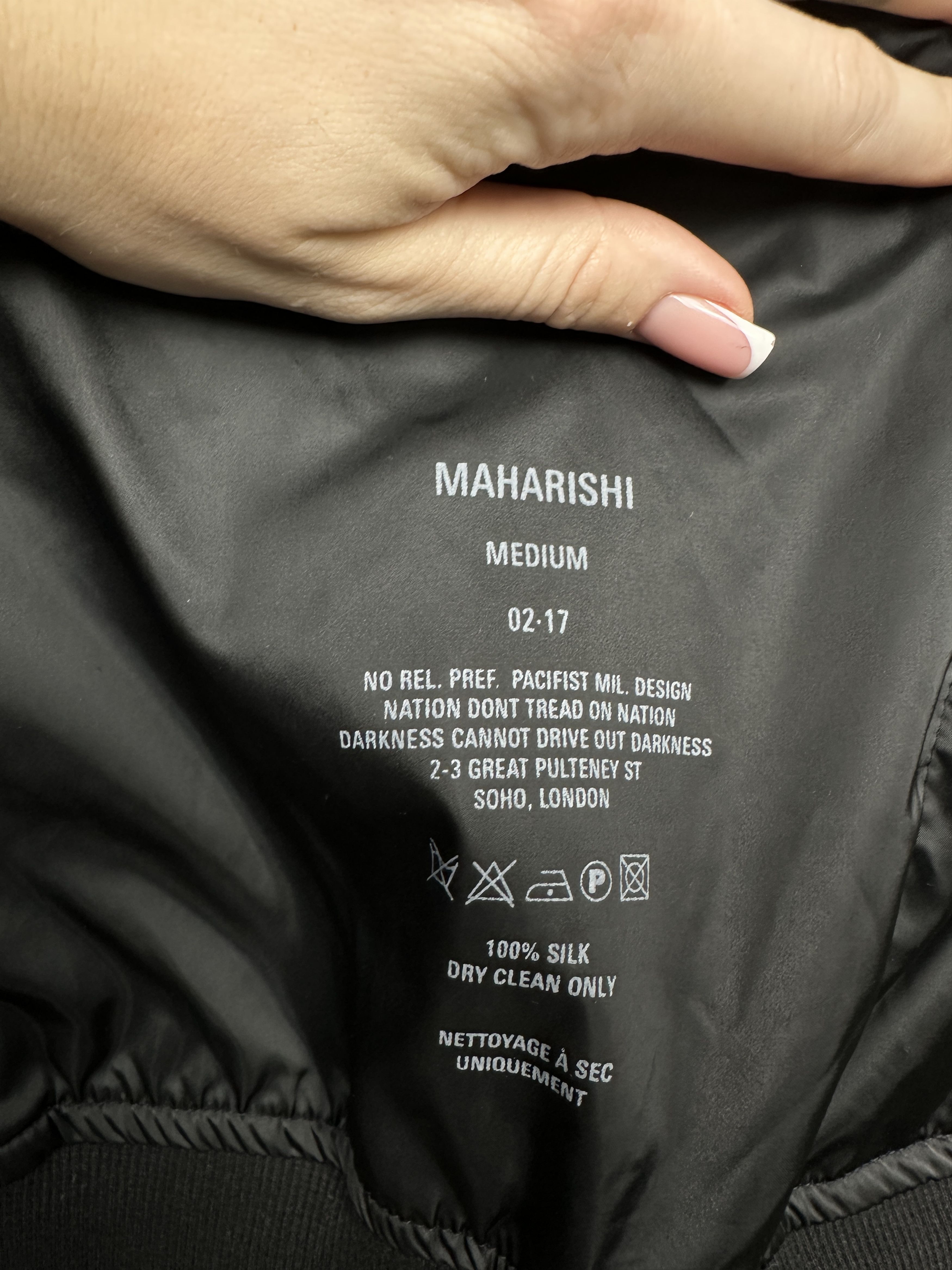 Maharishi Maharishi Mens Bomber Jacket Size US M / EU 48-50 / 2 - 6 Thumbnail
