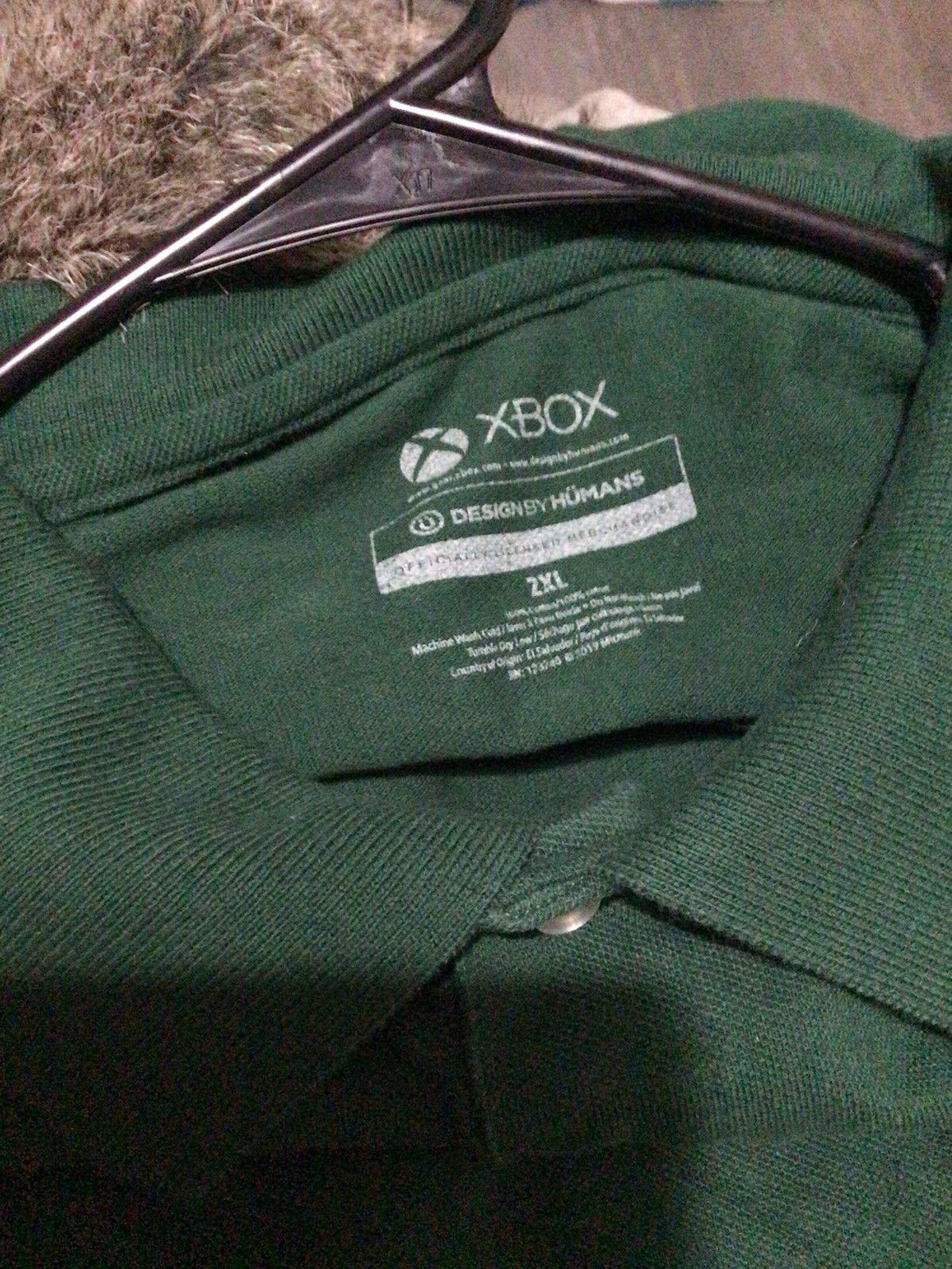 Other XBOX HALO MASTER CHIEF GREEN POLO SHIRT DARK GREEN XXL Size US XXL / EU 58 / 5 - 6 Thumbnail