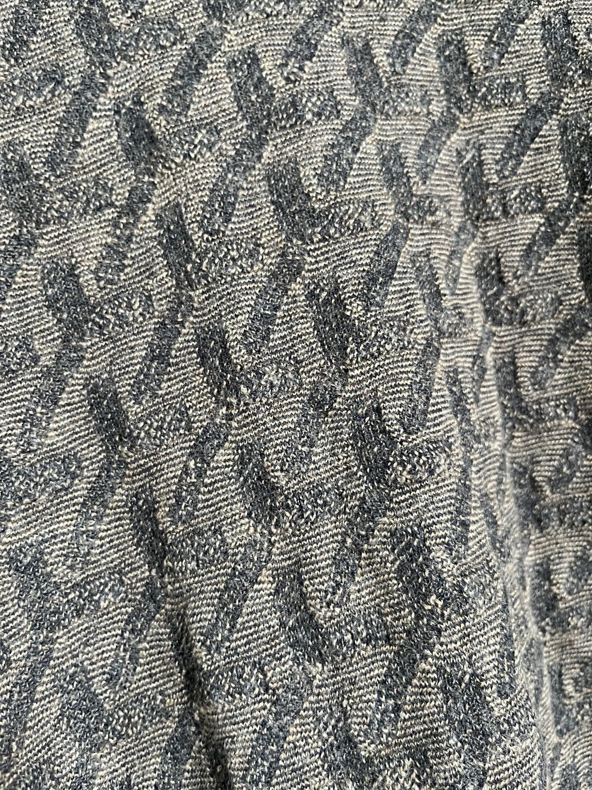 Canali Canali Wool Monogram Sweater Size US L / EU 52-54 / 3 - 5 Thumbnail