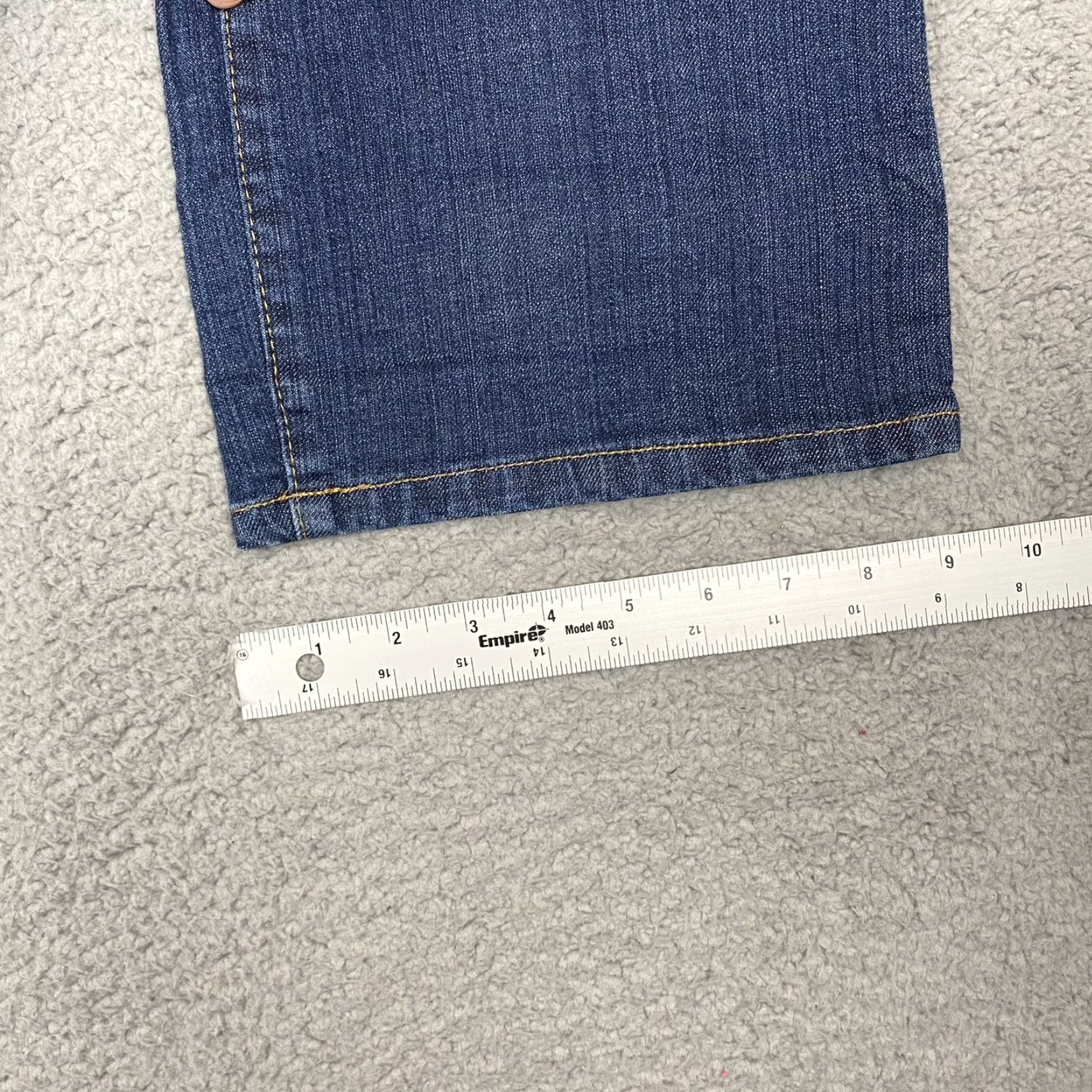 Vintage Bitten Jeans Women 18 Blue Medium Wash Sarah Jessica Parker Boot Cut Jeans NWT Size 40" / US 18 - 4 Thumbnail