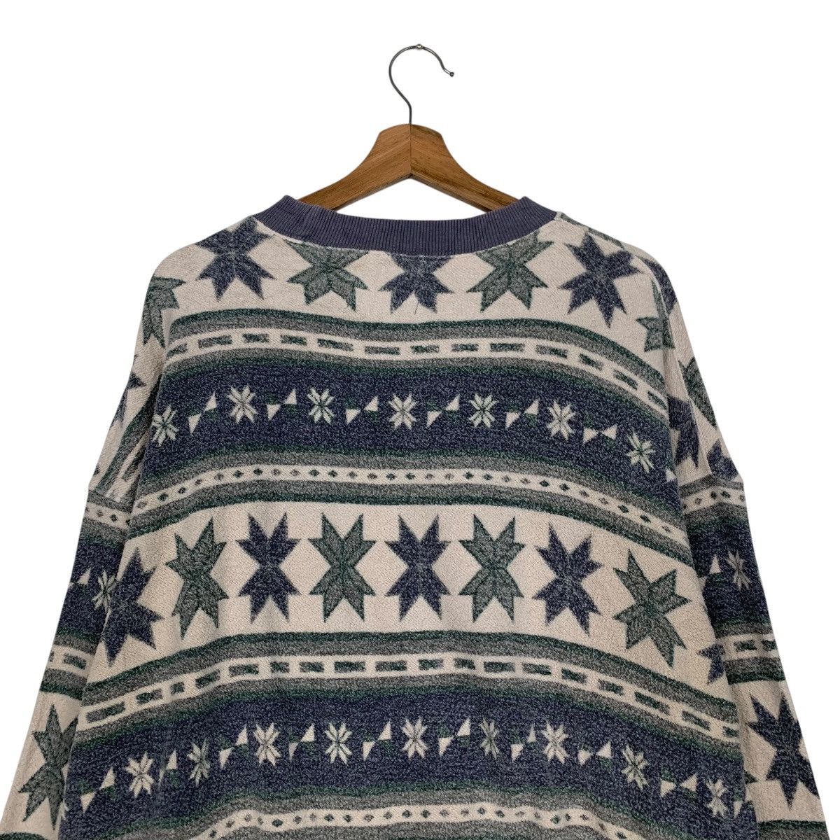 Vintage VINTAGE POLO COUNTRY Fair Isle Crewneck Sweatshirt 3583-C164 Size US L / EU 52-54 / 3 - 12 Thumbnail