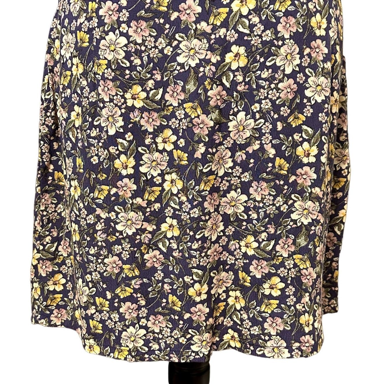 Other Elodie Straight Skirt Floral Belted Metal Ring Multicolor L Size 32" / US 10 / IT 46 - 7 Thumbnail