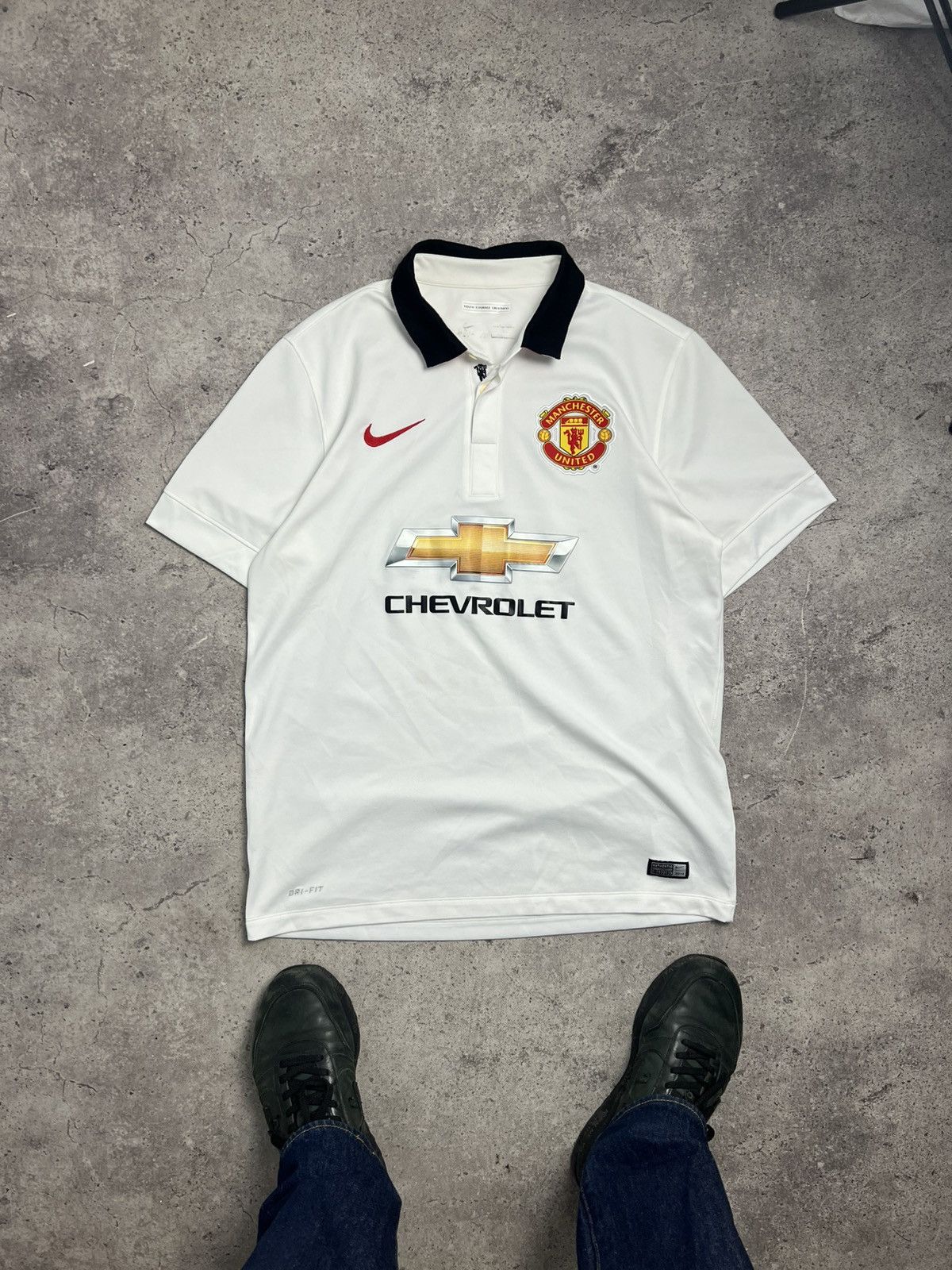 Nike Manchester United Nike 2014/15 Y2k Streetwear Football Shirt Size US L / EU 52-54 / 3 - 1 Thumbnail