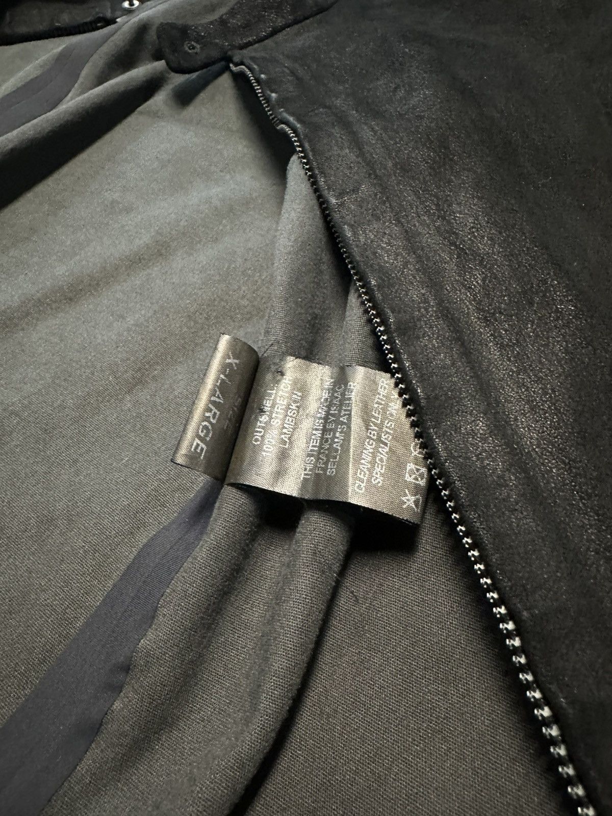 Isaac Sellam Experience Isaac Sellam Seam Taped Lamb Leather Jacket Size US L / EU 52-54 / 3 - 6 Thumbnail