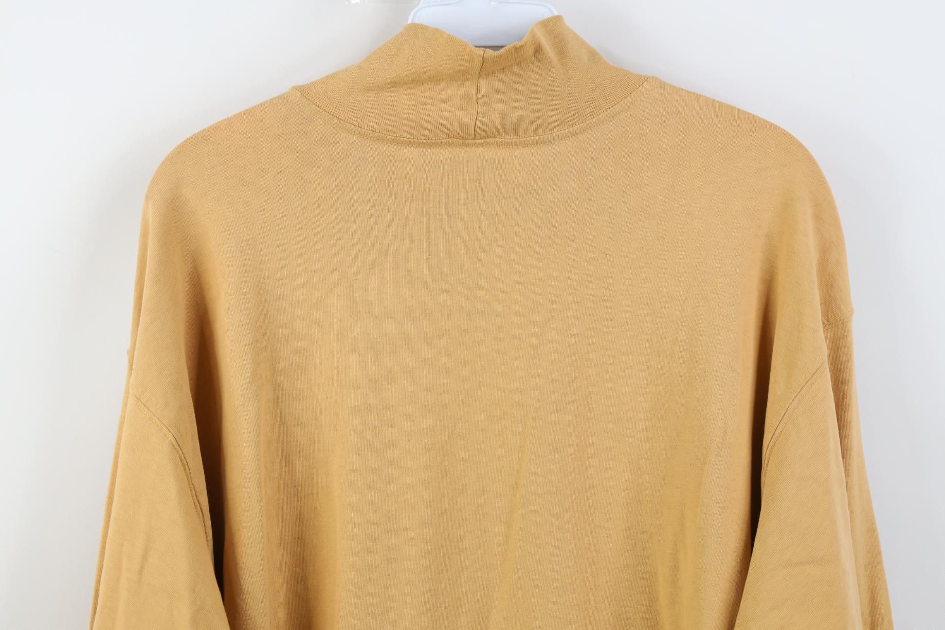 Lands' End Vintage 90s Lands End Ribbed Knit Mock Neck T-Shirt USA Size XL / US 12-14 / IT 48-50 - 10 Thumbnail