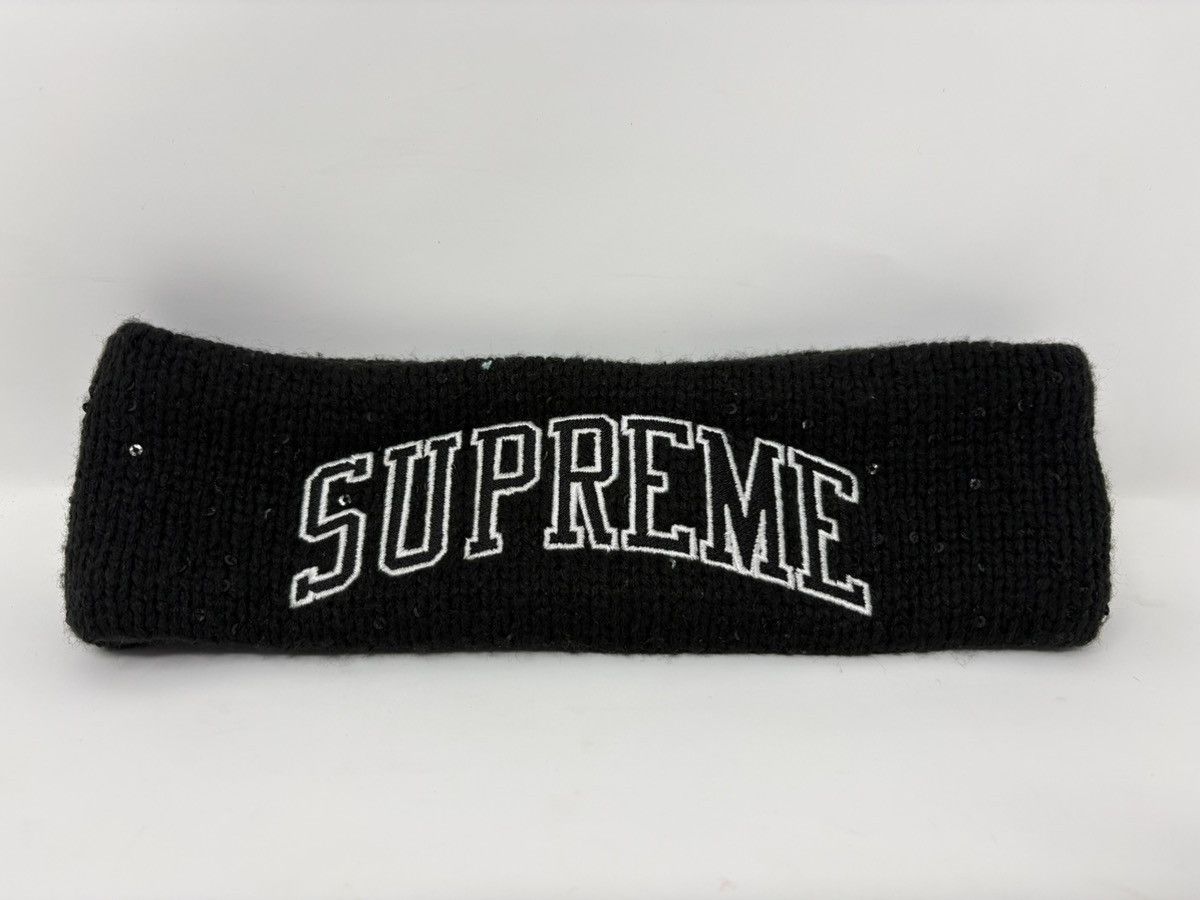 Supreme Supreme x New Era FW18 Sequin Arc Logo Headband Size ONE SIZE - 1 Thumbnail
