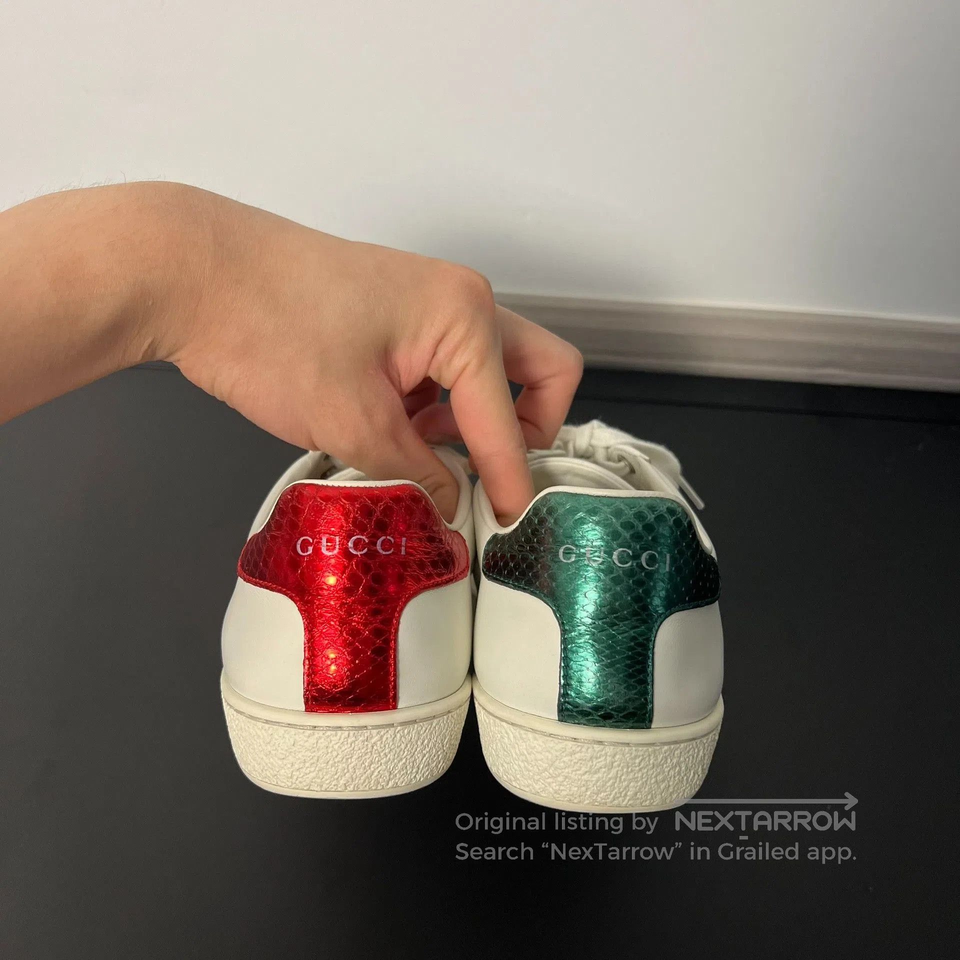 Gucci gucci white bee platform sneakers size 37.5. Size US 7.5 / IT 37.5 - 4 Thumbnail