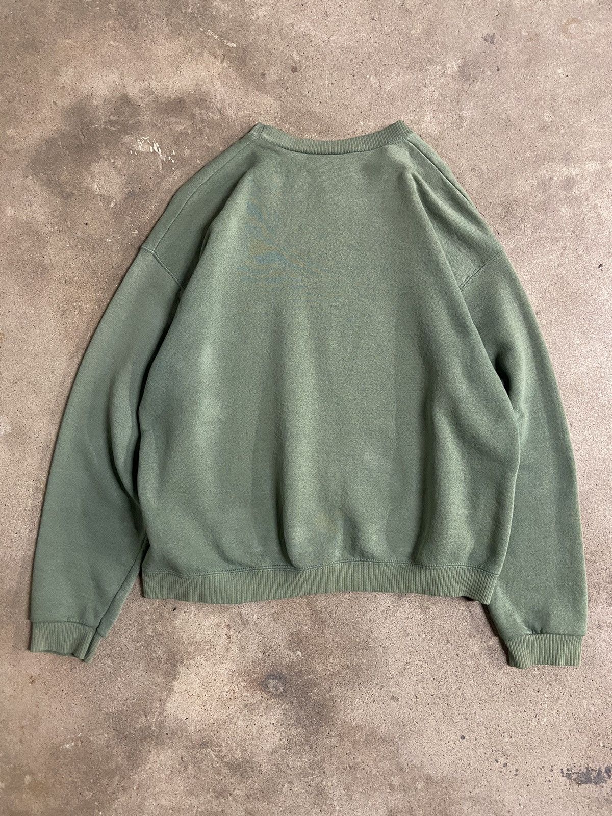 Lee × Vintage Vintage 90s Lee green crew neck sweatshirt Size US M / EU 48-50 / 2 - 4 Thumbnail