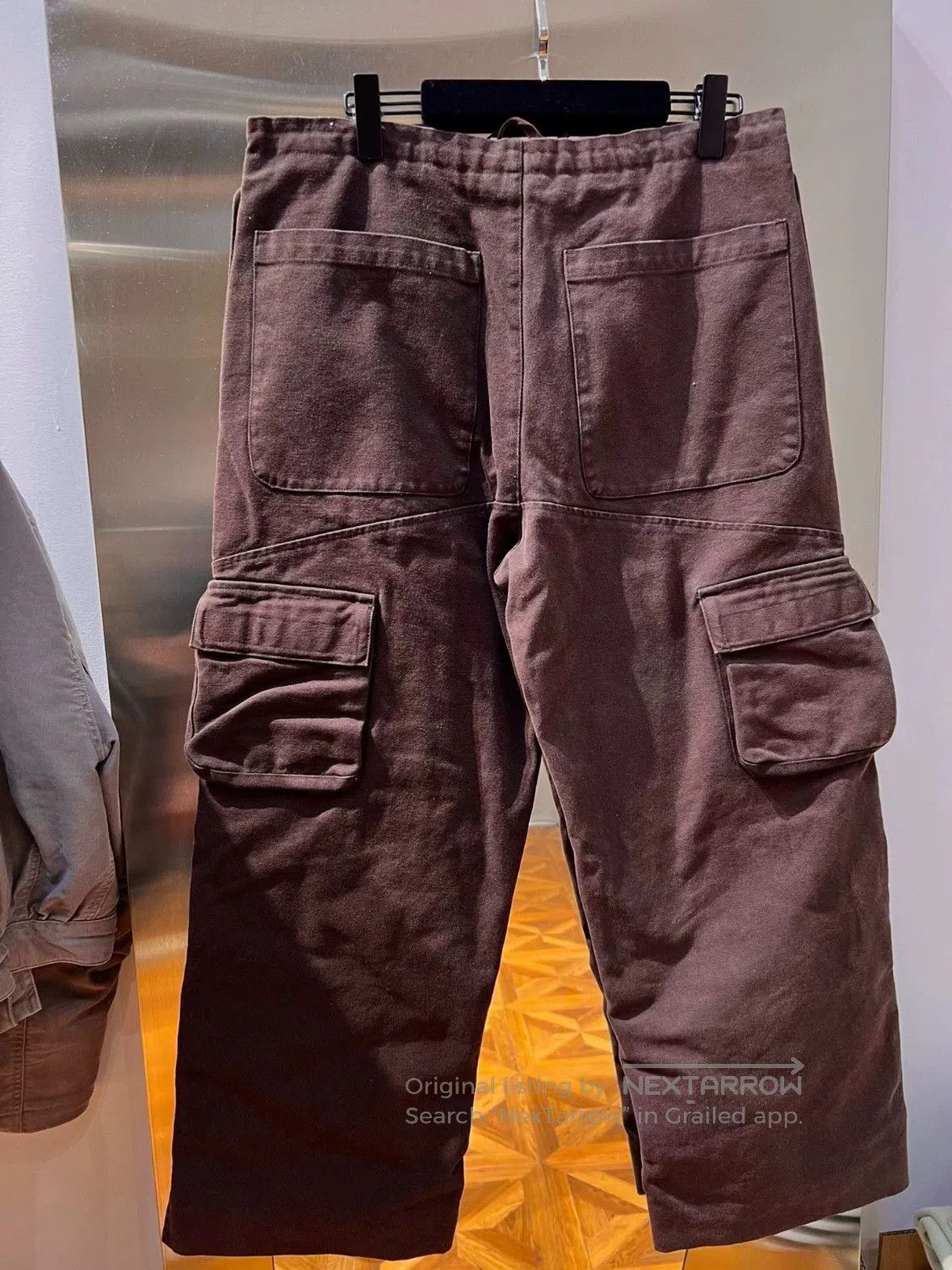 Greg Ross Red Cargo Pants with Utility Pockets. Size US 28 / EU 44 - 3 Thumbnail