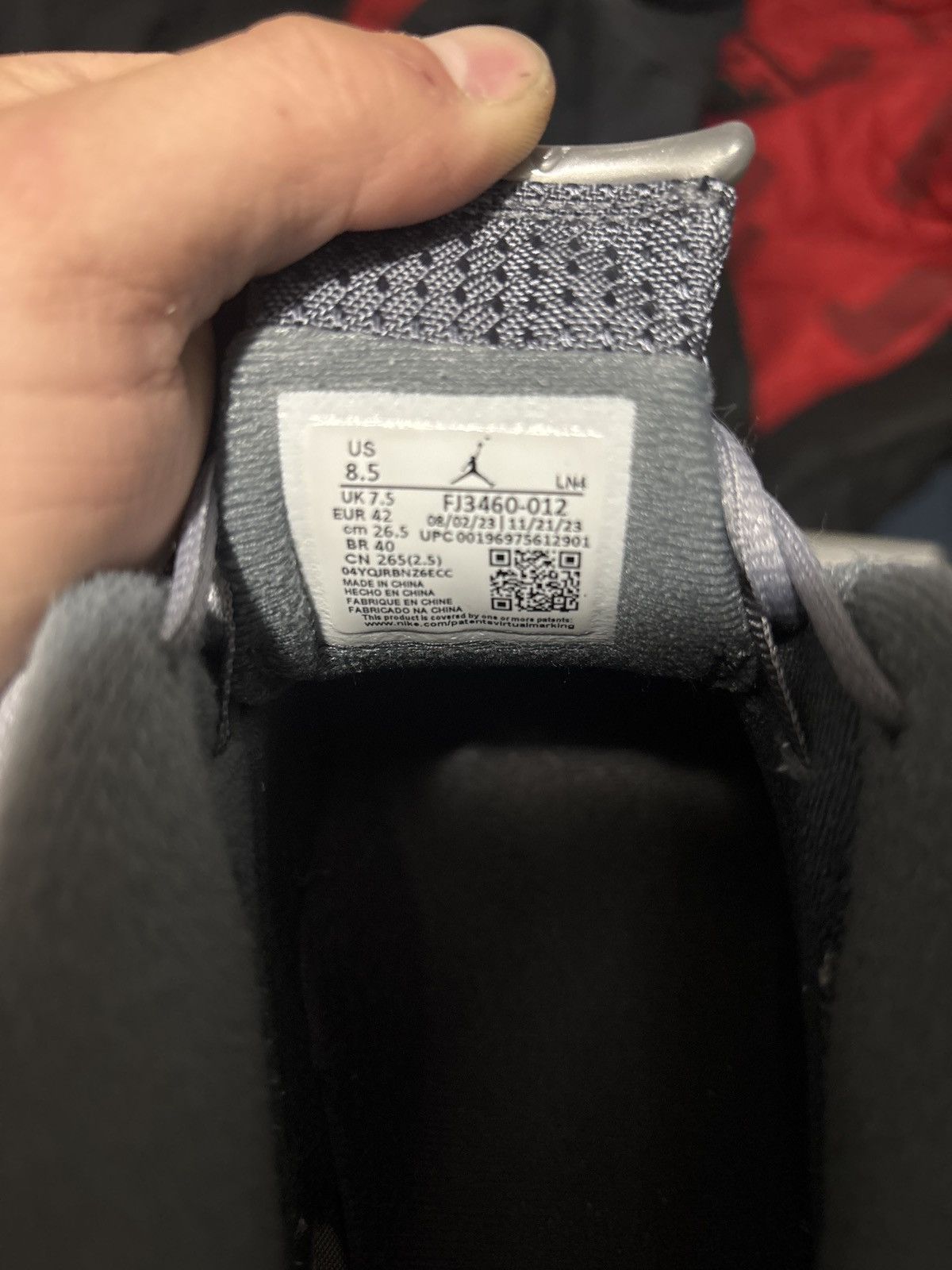 Jordan Brand Jordan 14 “Flint Grey” Size US 8.5 / EU 41-42 - 3 Thumbnail