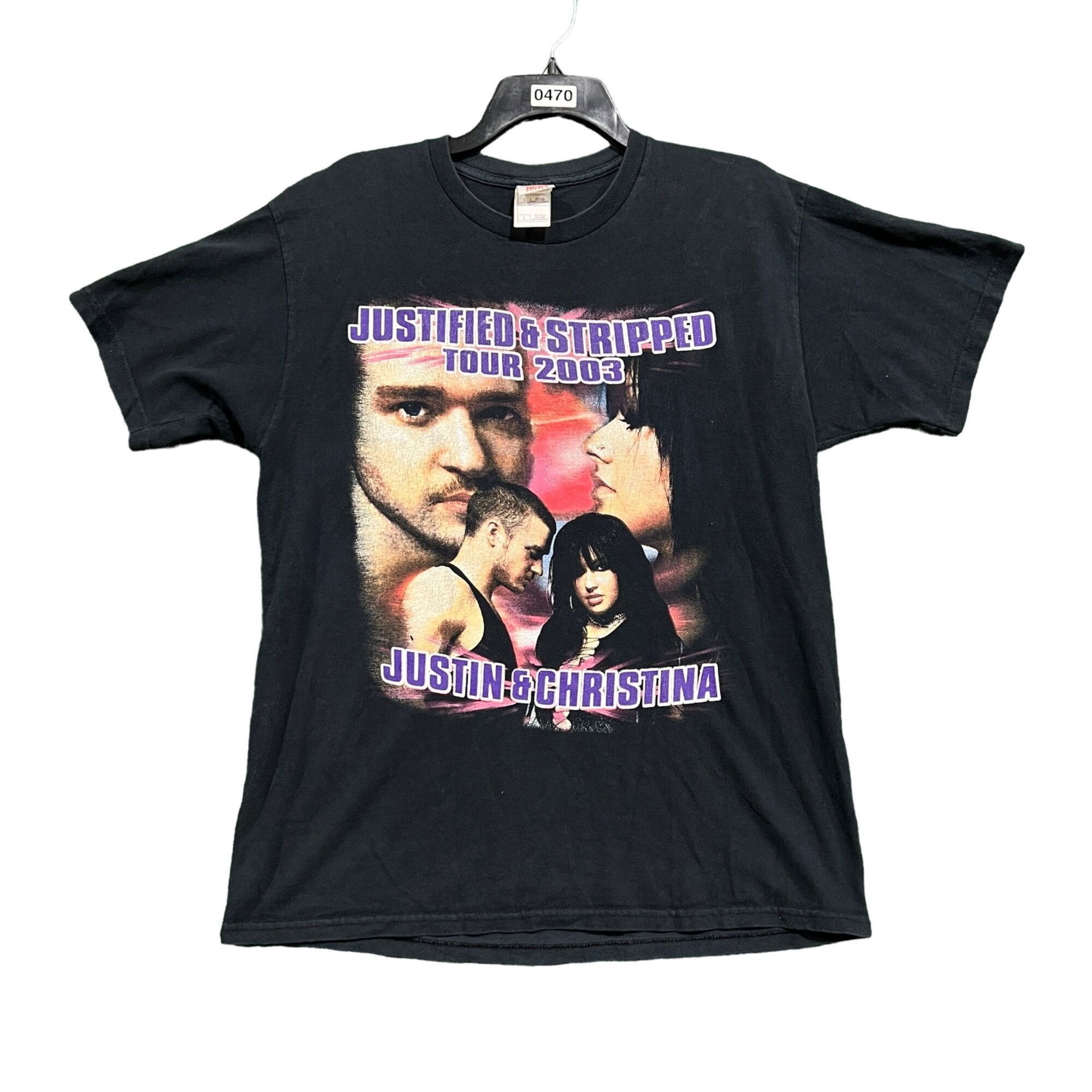 Vintage Vintage justified and stripped tour TShirt size large Grailed