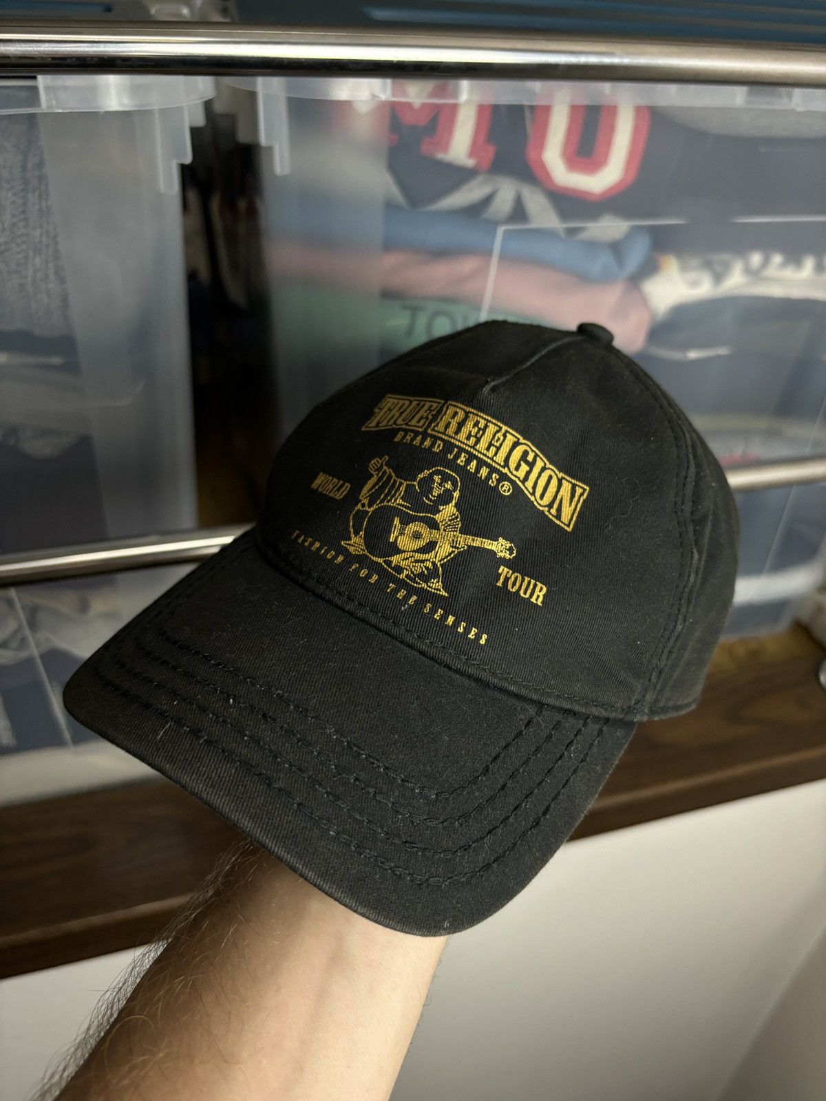 True Religion True Religion Vintage Y2K Avant Garde Big Logo Cap Size ONE SIZE - 2 Thumbnail